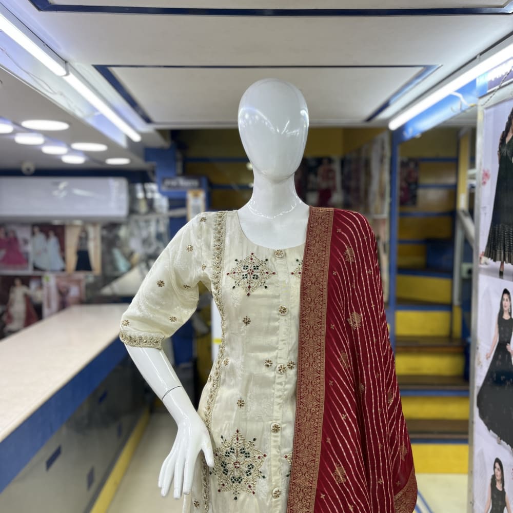 White Salwar Suite