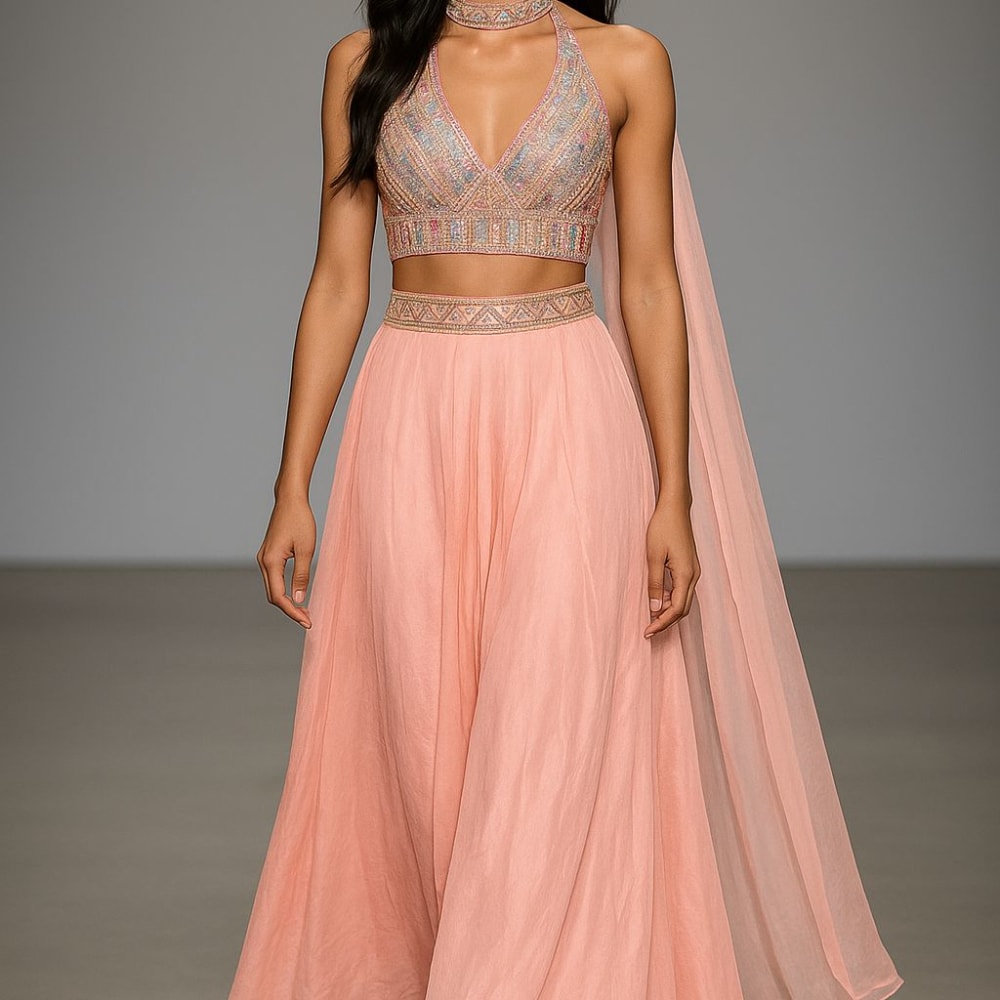 Pink Lehenga