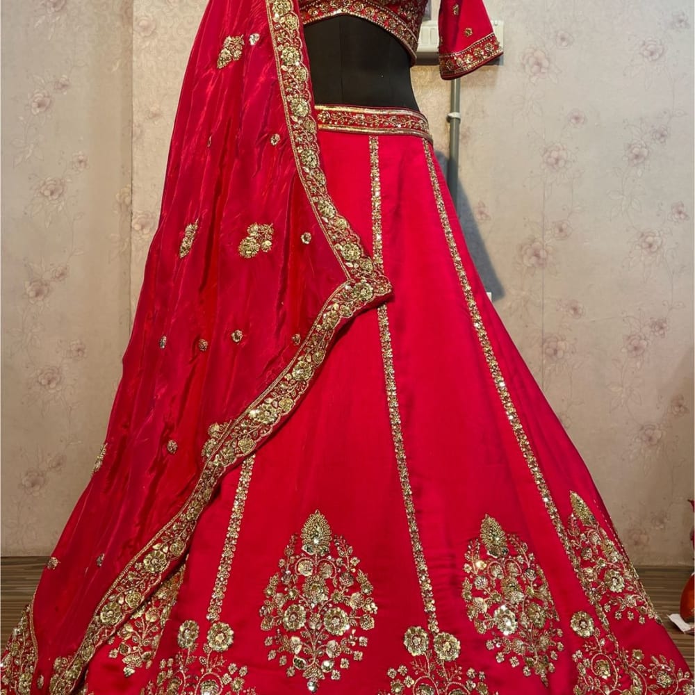 Red Lehenga