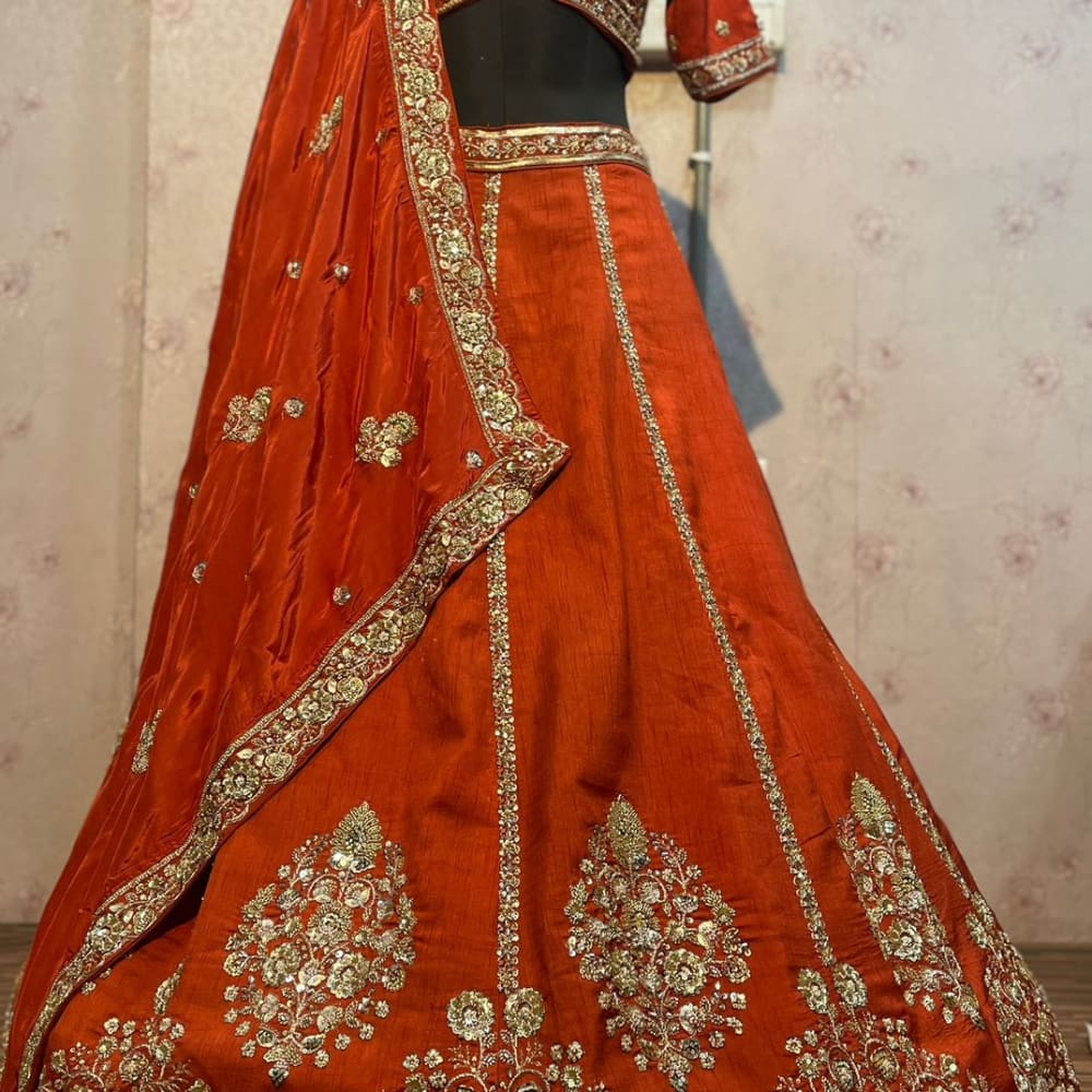 Red Lehenga