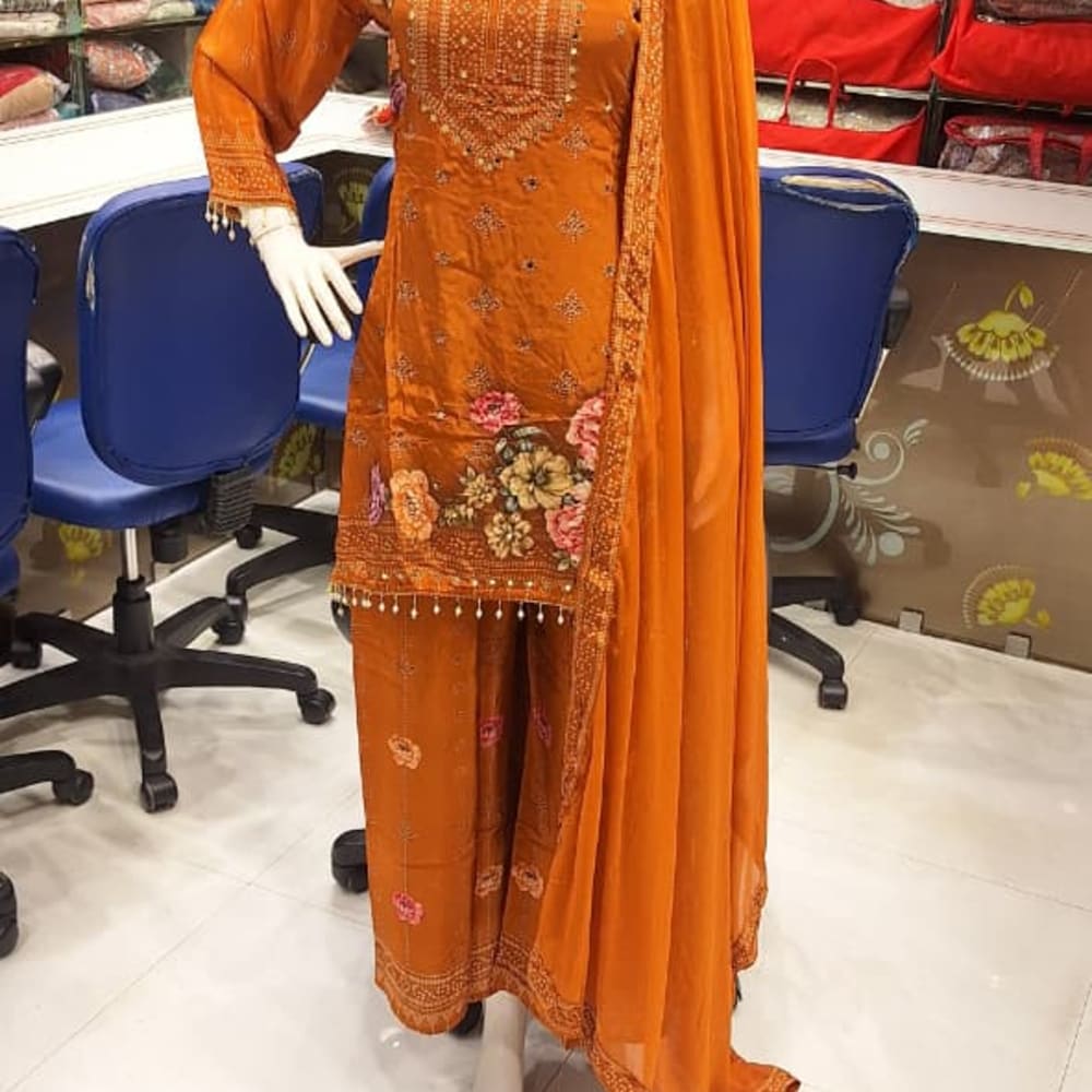 Orange Salwar Suite