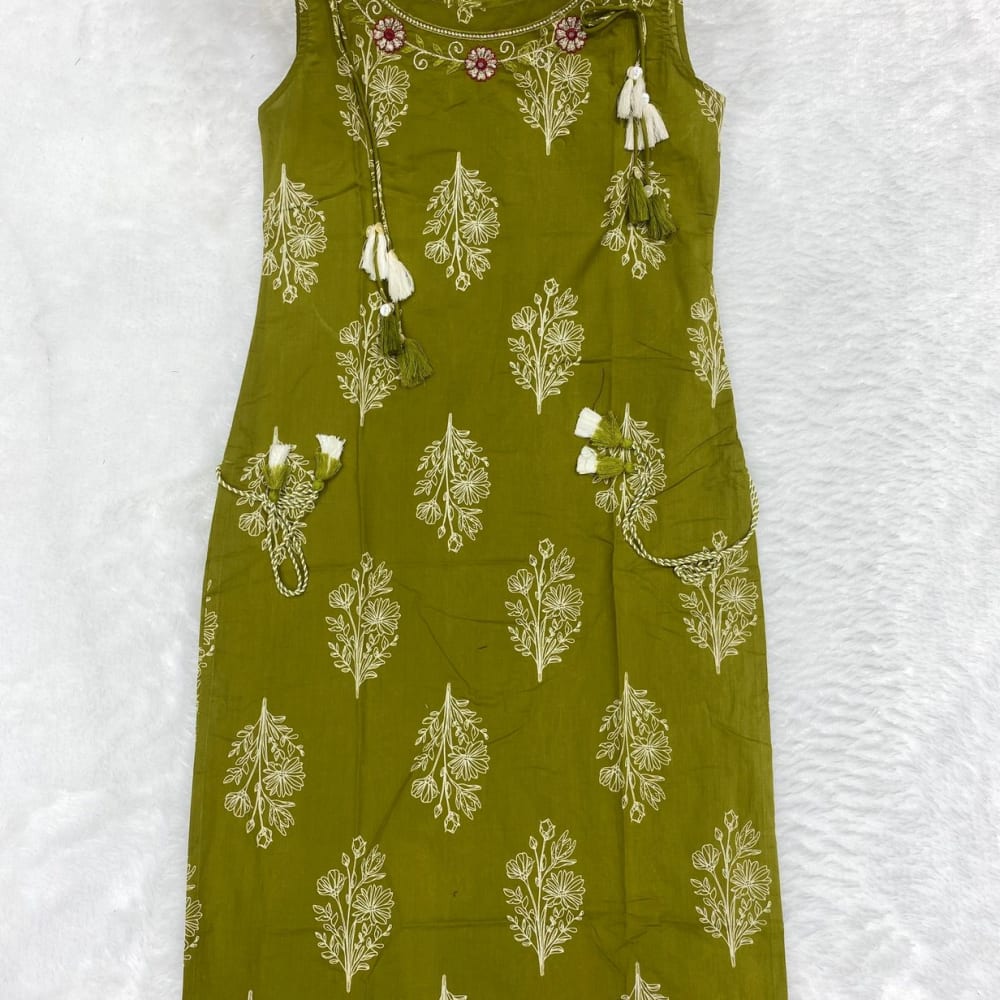 Green Salwar Suite
