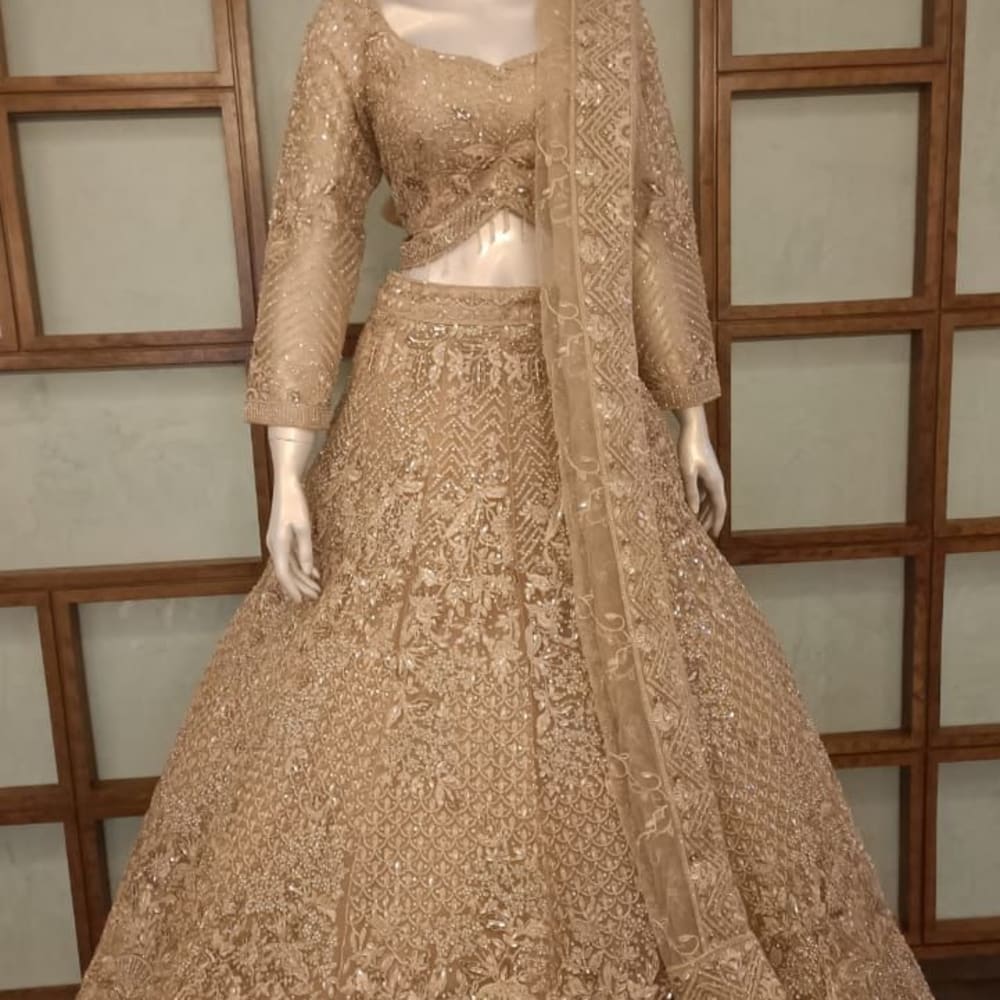 Gold Lehenga Choli