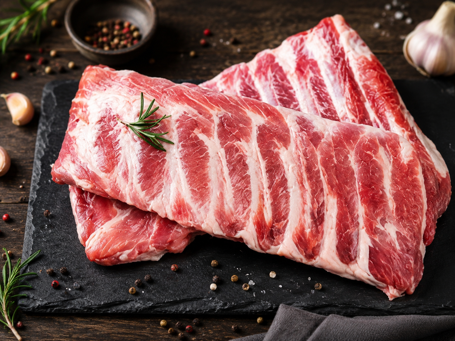 Pork Ribs Without Skin