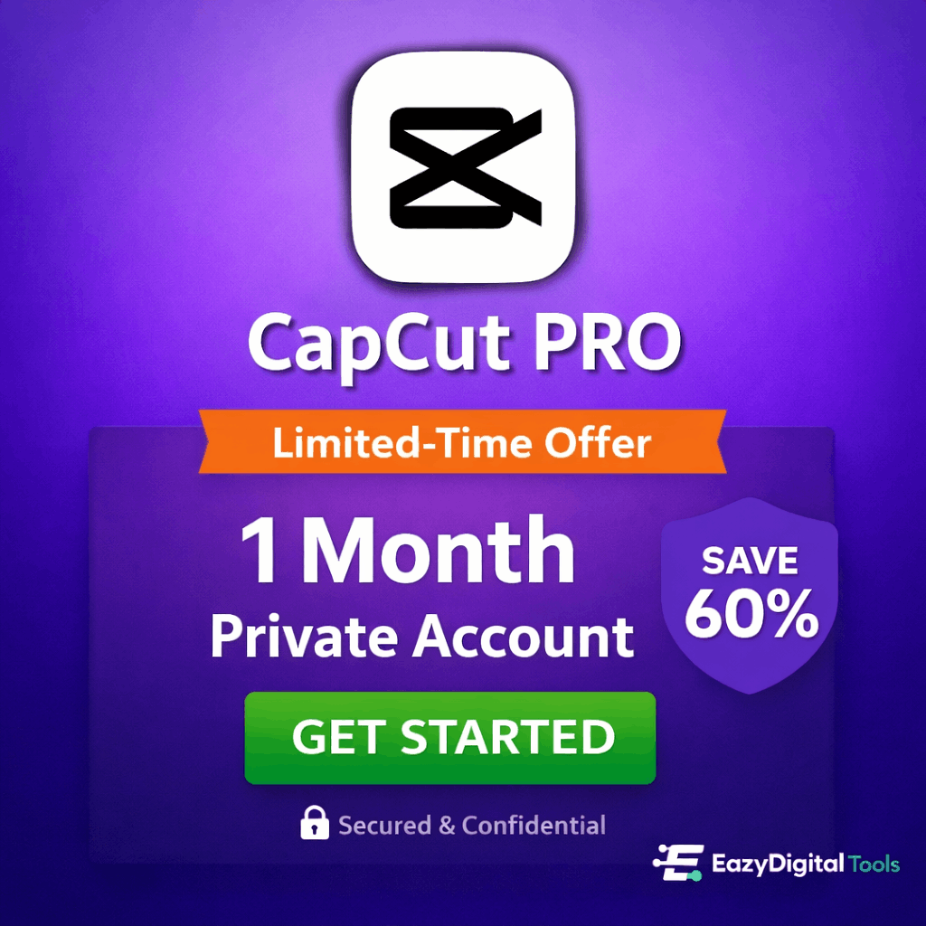 Capcut Pro (Private Account) | 1 Month