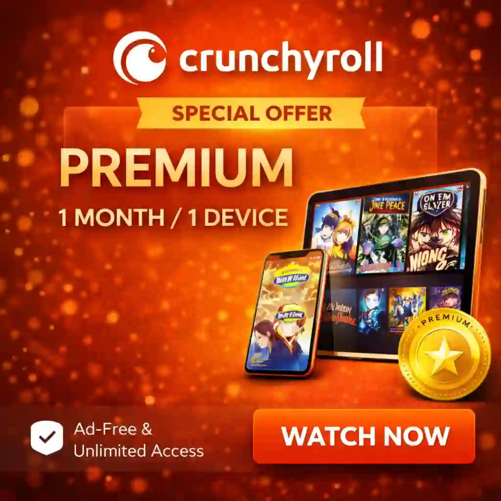 Crunchyroll | 1 Device/Screen | 1 Month