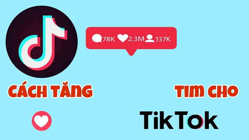 tăng thả tim tiktok