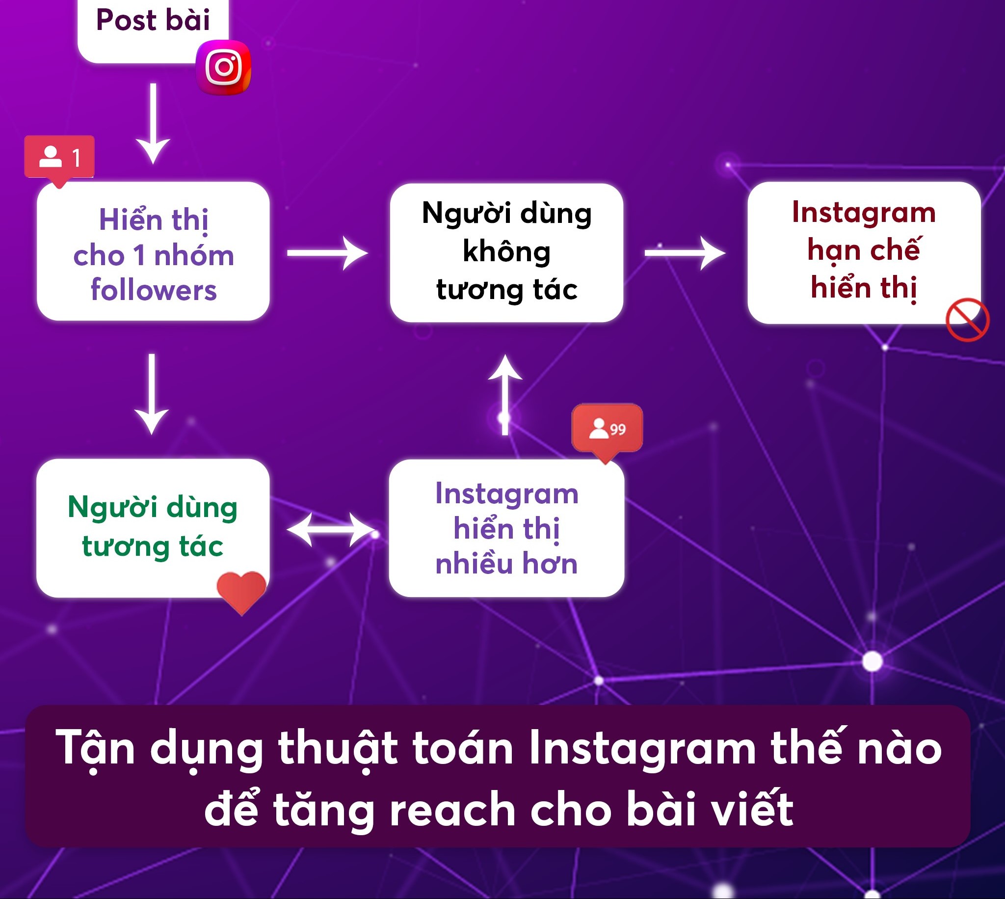 Cơ chế hoạt động của thuật toán Instagram đối với lượng follower
