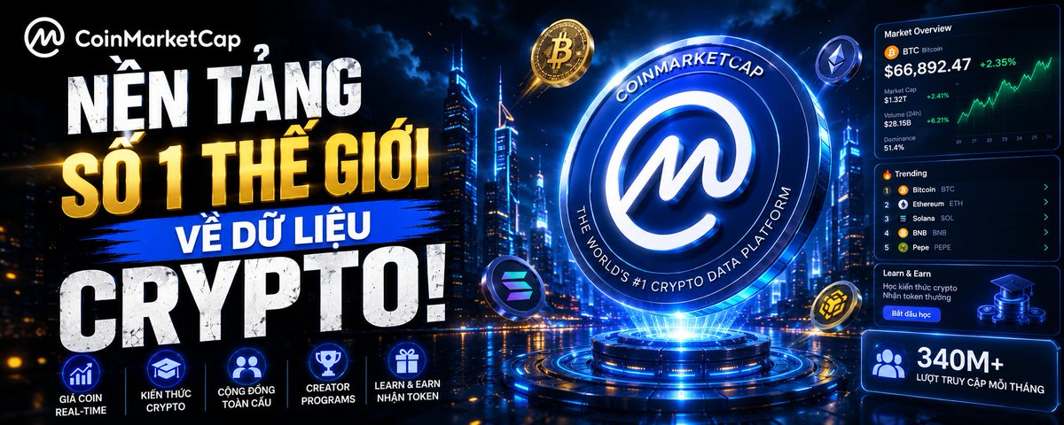 Dịch Vụ Tăng Tương Tác CoinMarketCap Uy Tín Tại XGiaRe.com