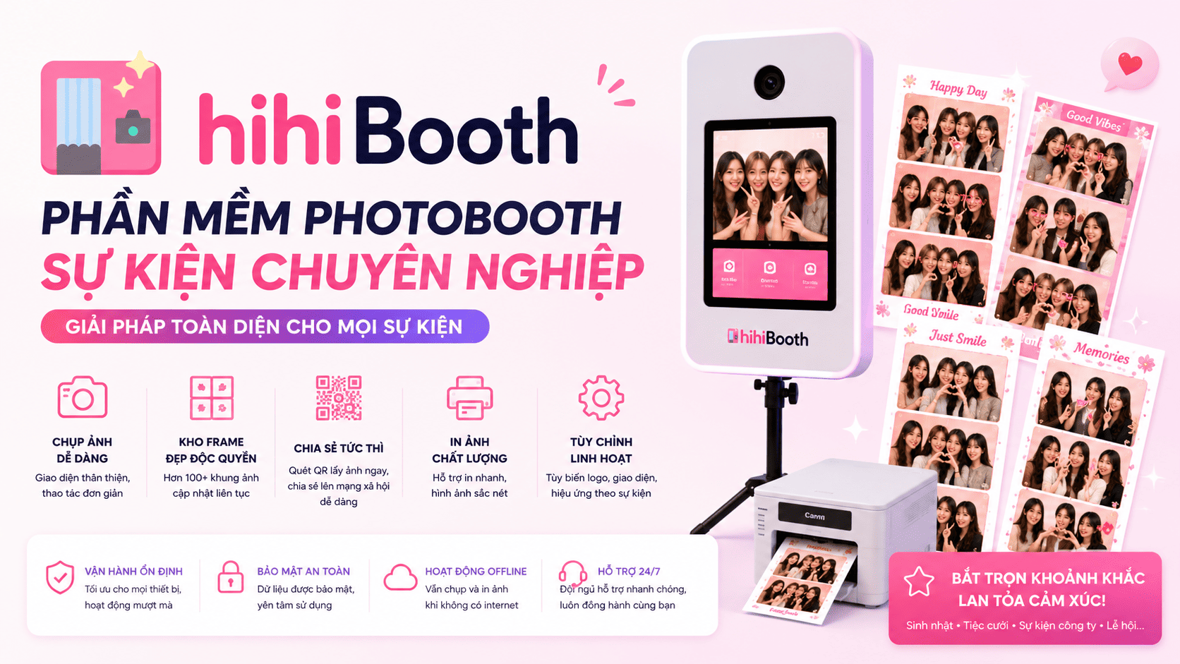 Tại Sao Mô Hình Photobooth Di Động Lại Hot Đến Thế? Giải Mã Chi Tiết