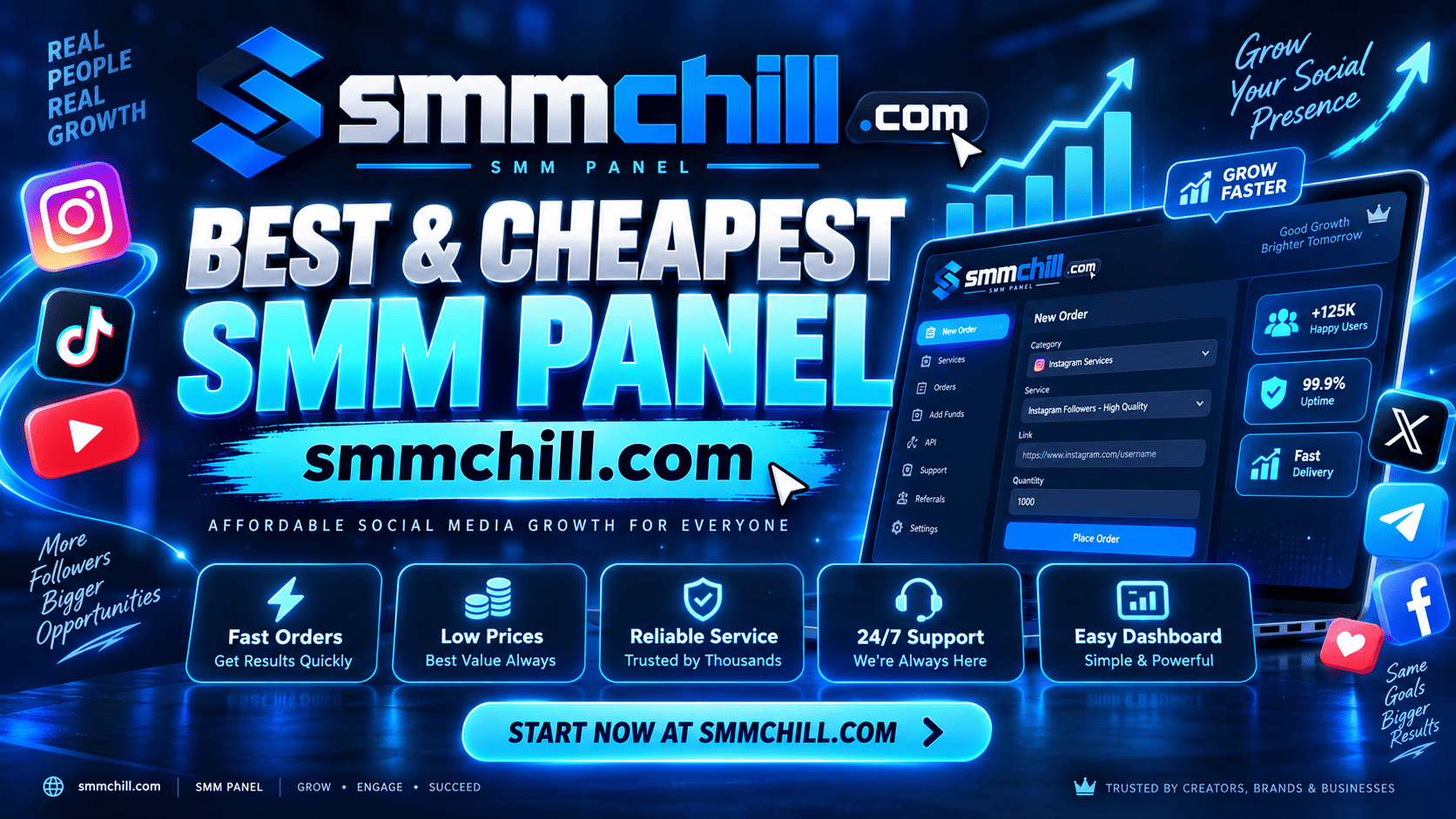 SMMChill.com: SMM Panel Quốc Tế Giá Rẻ Không Giới Hạn Từ XGiaRe