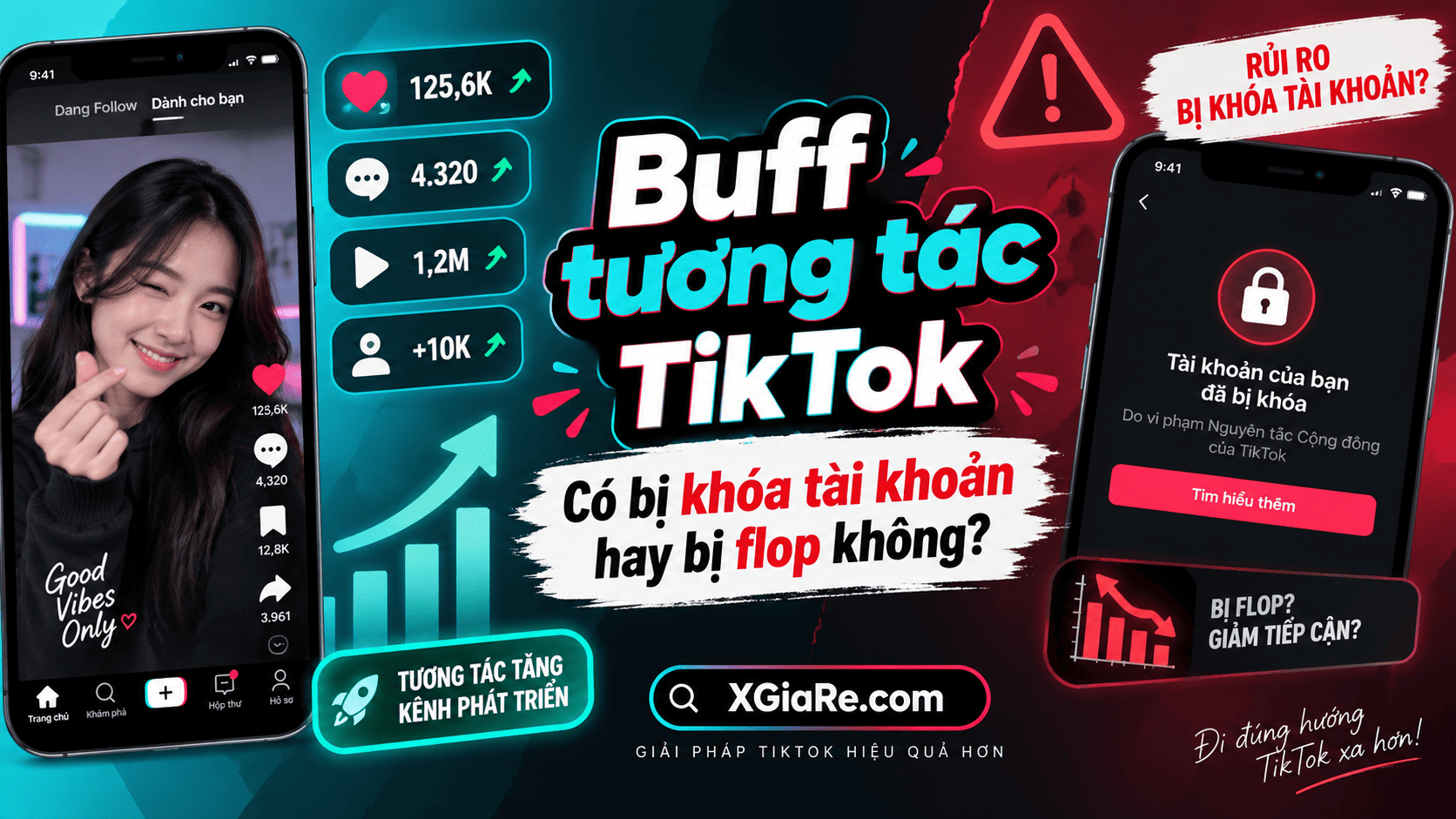 Phân tích rủi ro khi buff tương tác TikTok đối với tài khoản cá nhân