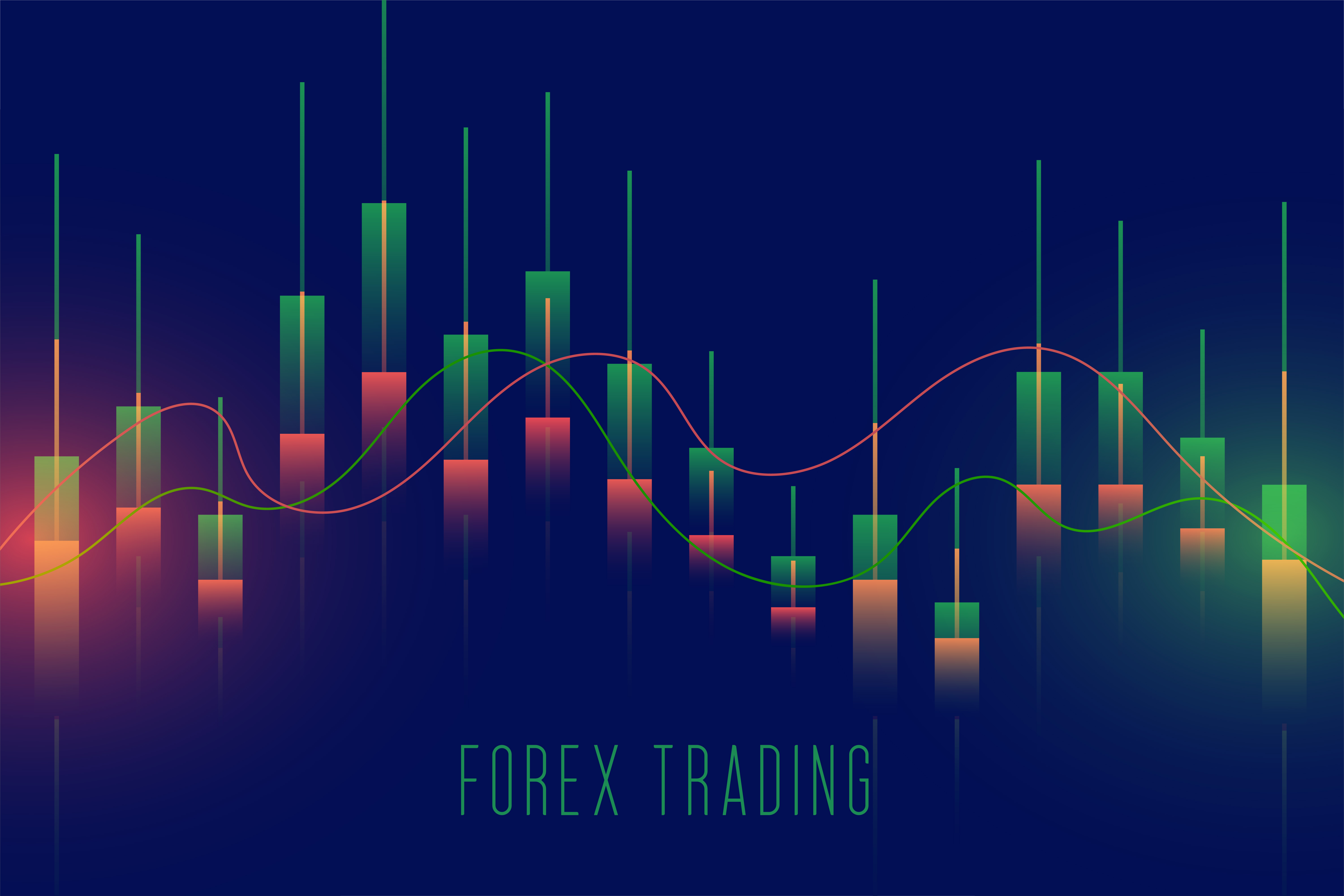 Modern trading. Graf Candle.