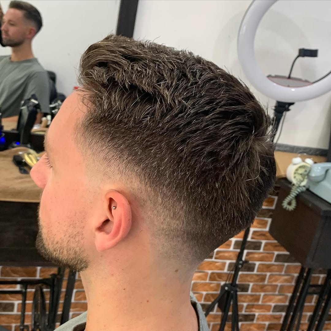 After beard trim side profile Bali