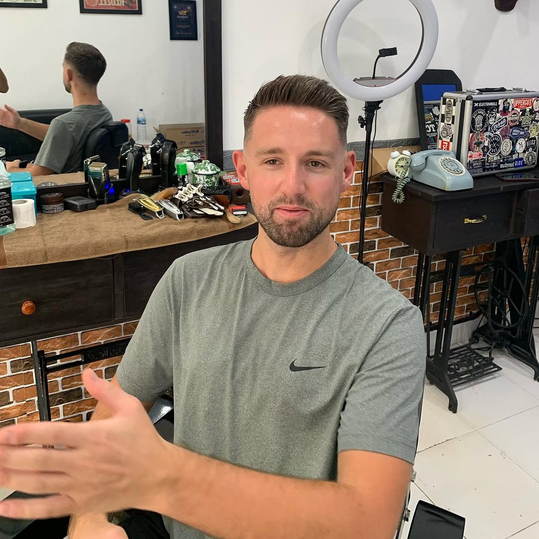 Kids haircut Munggu Bali barbershop