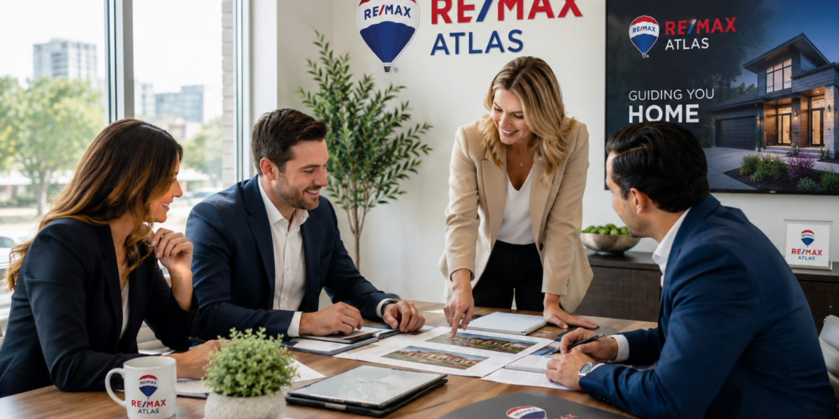 RE/MAX Atlas ofisinde danışmanlık ve iş birliği ortamı