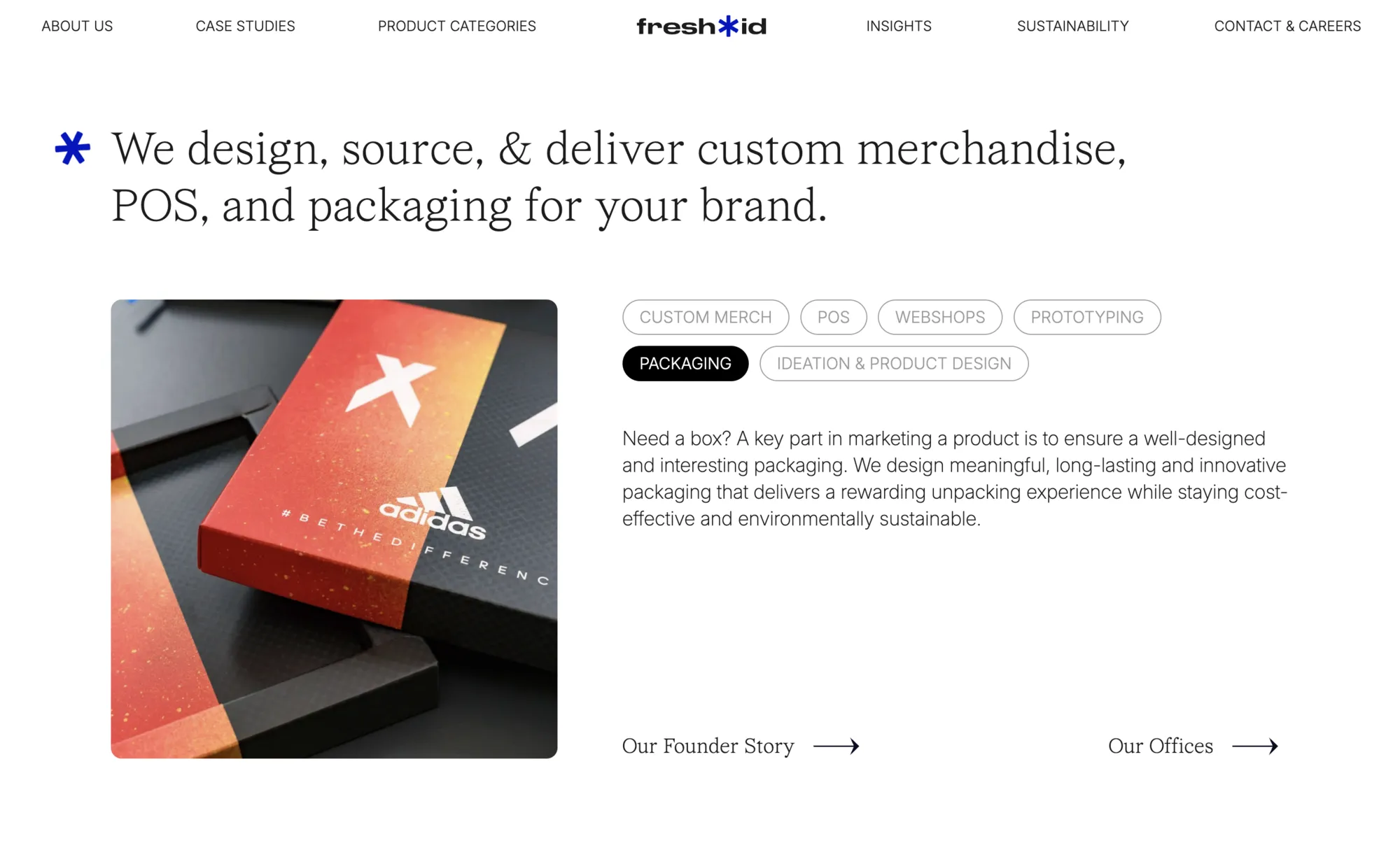 fresh id about page screenshot