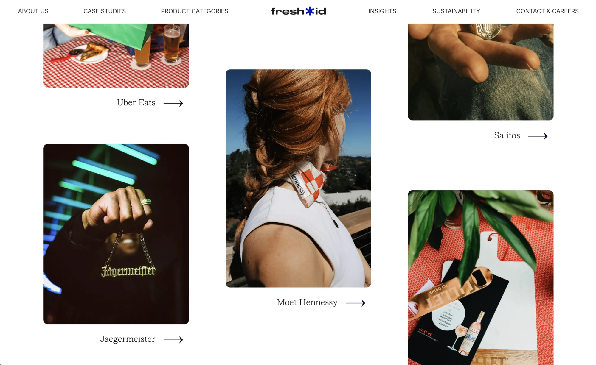fresh id case studies page screenshot