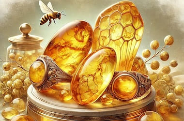 (Image) Beeswax Amber - Meaning, Hardness, Color, Origin, Price