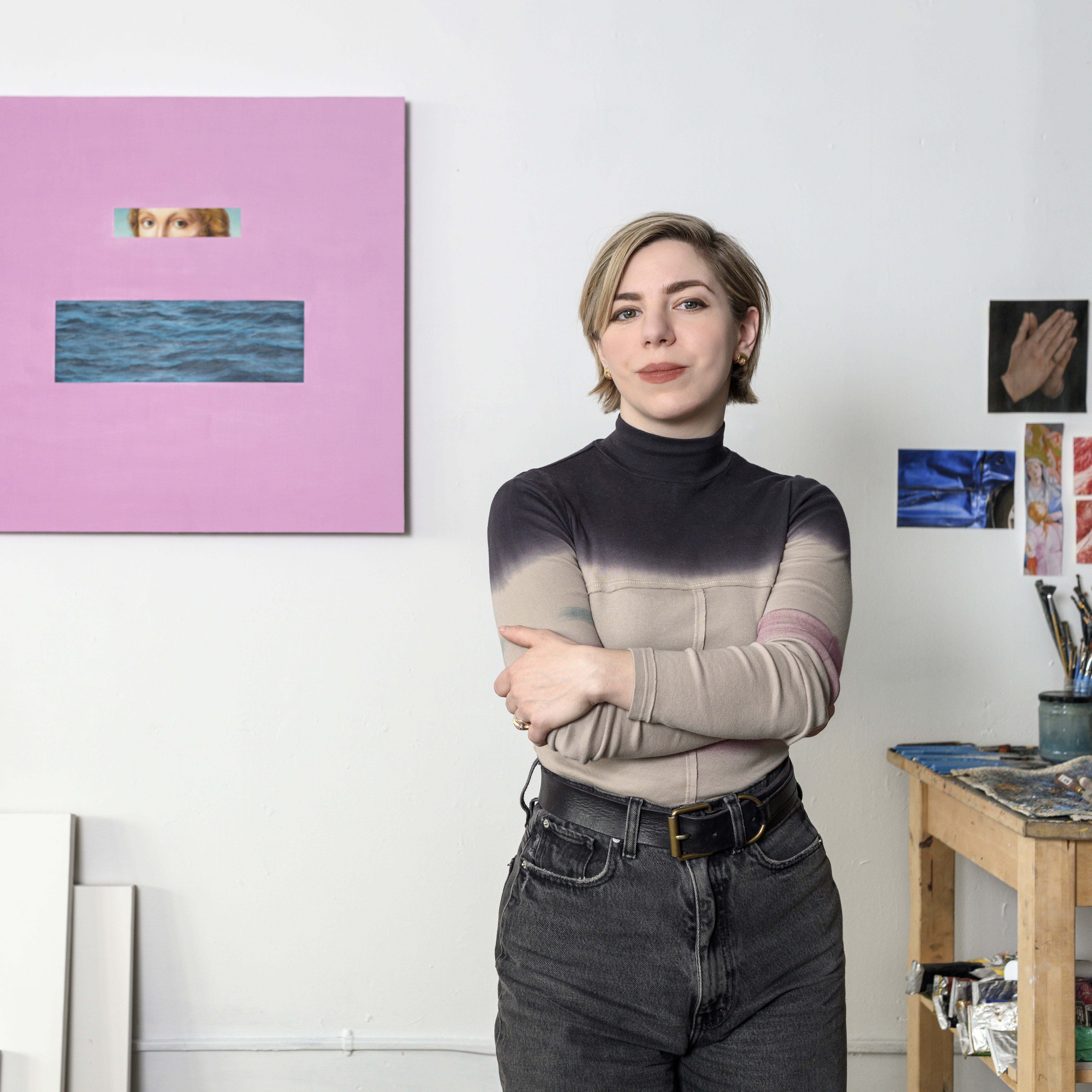 Meredith Sellers in her studio