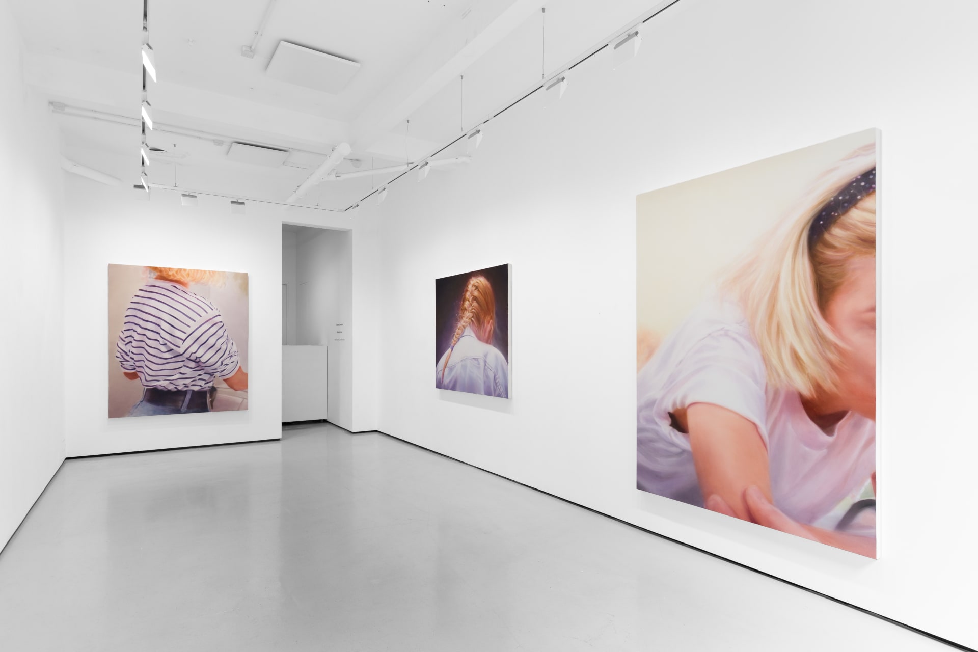 Installation views of Rachel Lancaster's exhibition 'Notes Lie Long' at Workplace in London