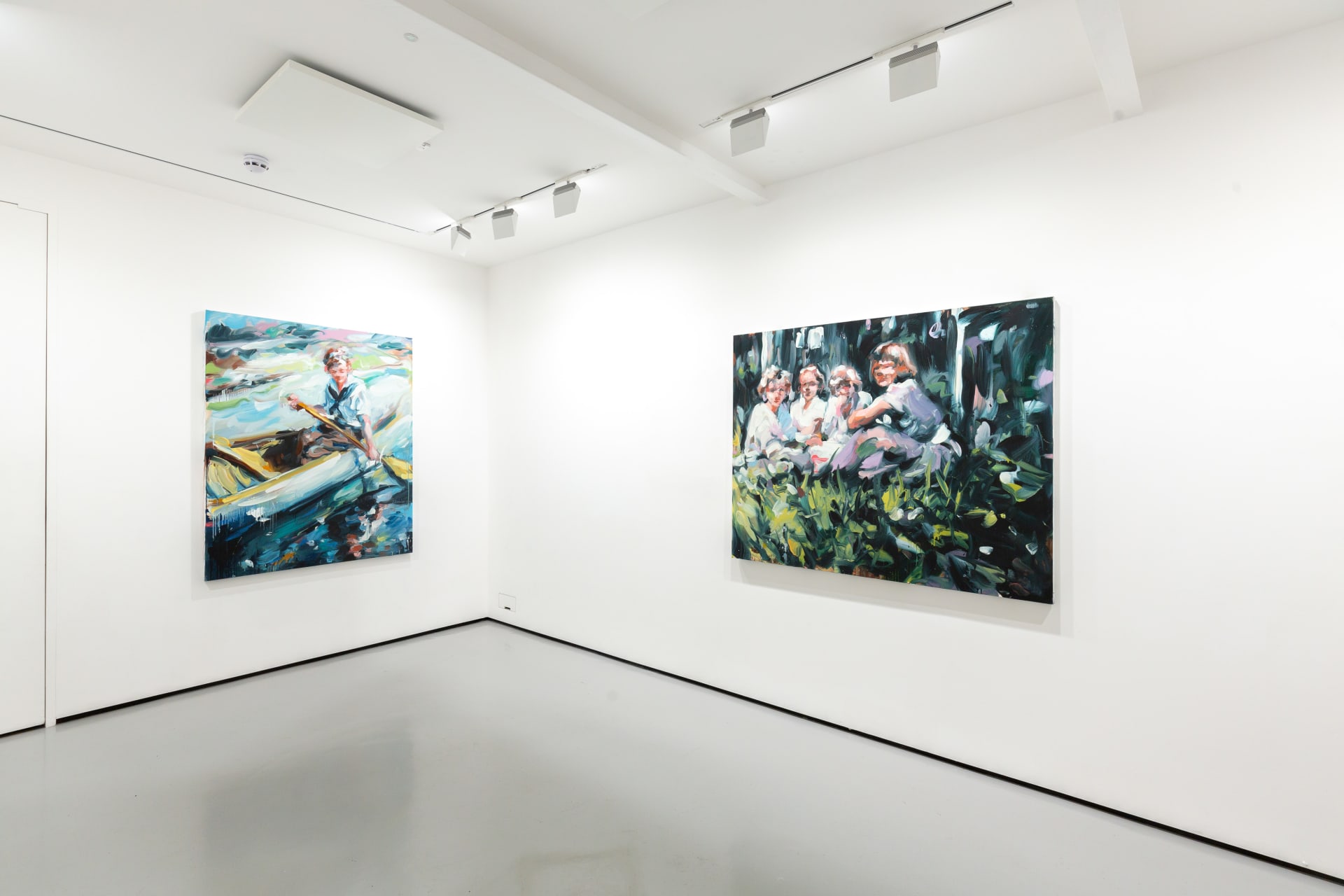 Installation shots of Laura Lancasters solo exhibition 'In Dreams' at Workplace | London