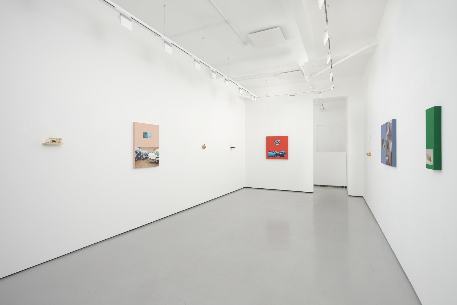 installation shots of 'The Future Leaks Out' at Workplace | London