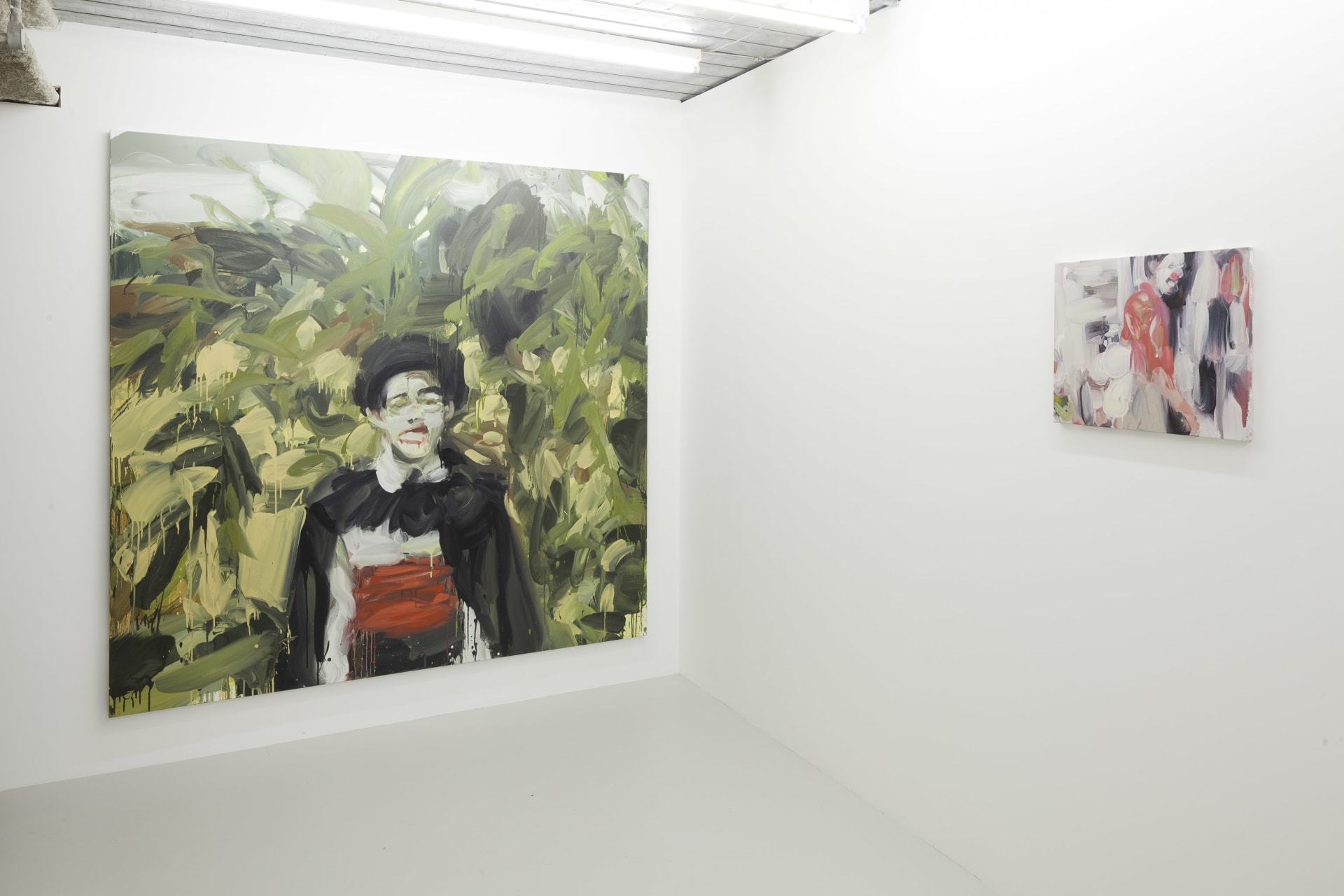 Installation shots of Laura Lancaster's exhibition at Workplace London