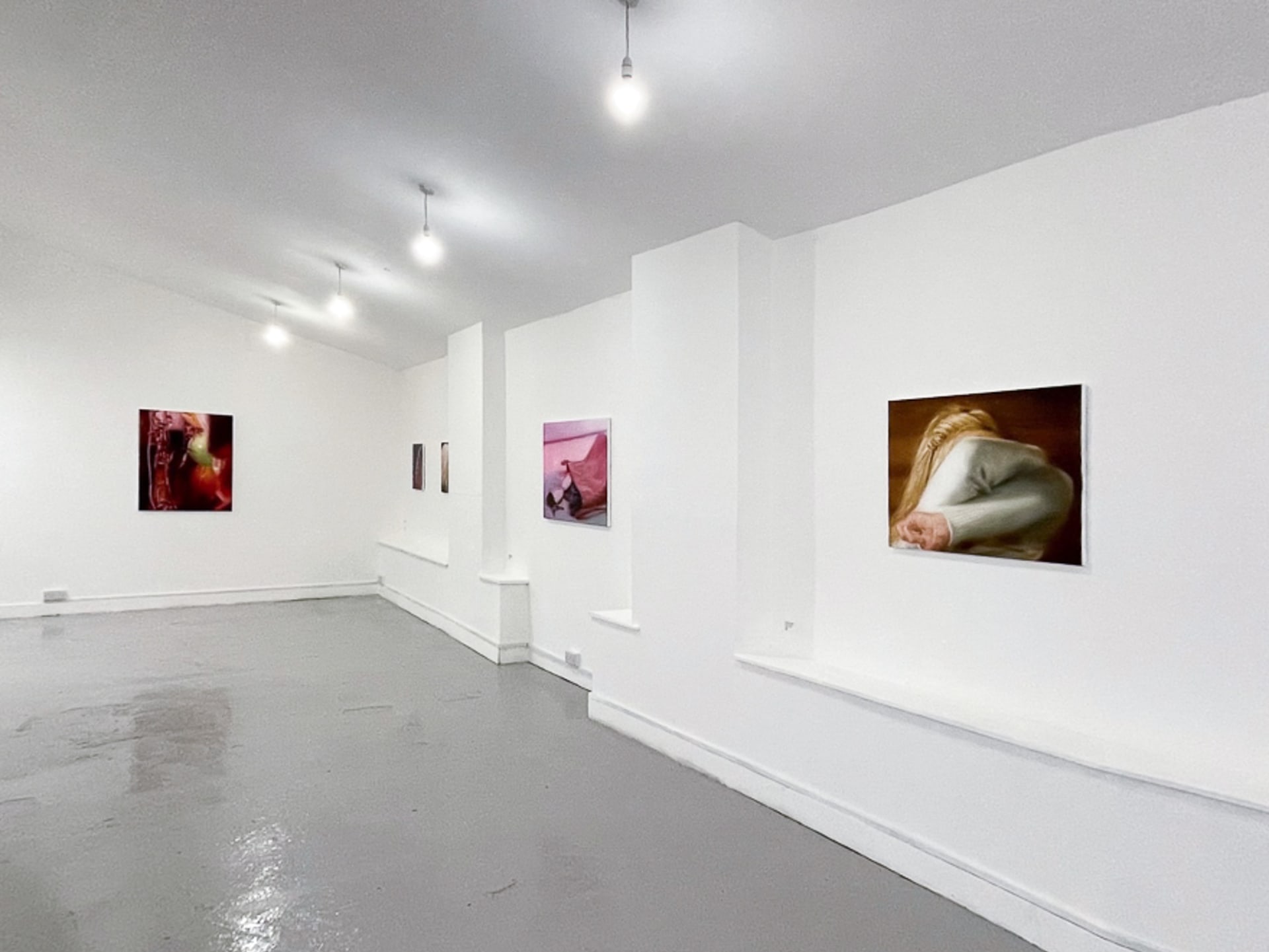Installation images of Rachel Lancaster's exhibition at Elysium Gallery, Swansea
