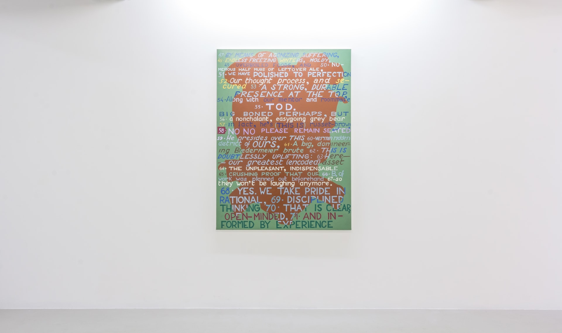 Installation documentation from 'Later Is Now' a group exhibition curated by Hugo Canoilas at Workplace | London