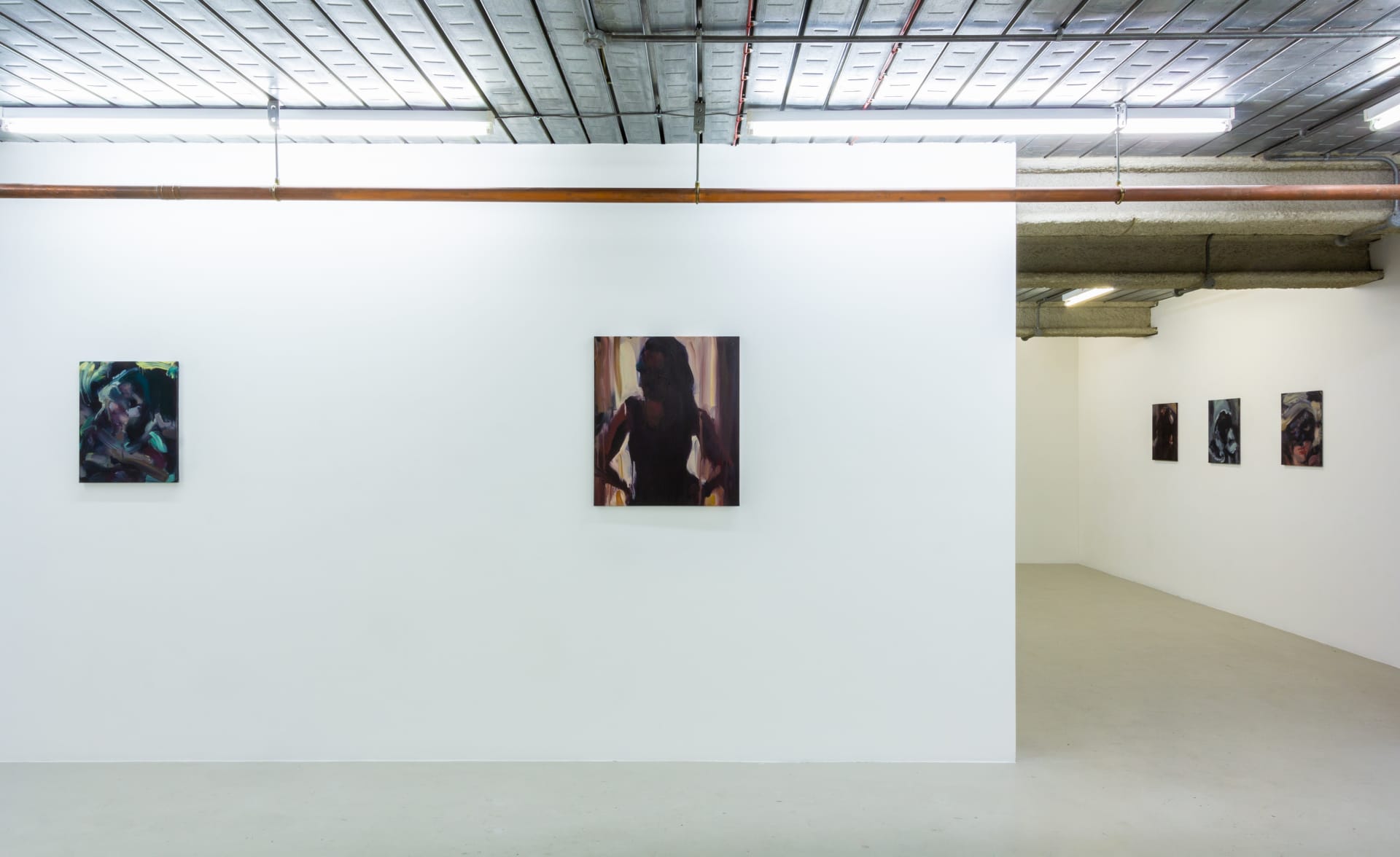 Installation photographs of Laura Lancaster's exhibition 'Shadows and Mirrors' at Workplace | London - 61 Conduit Street 