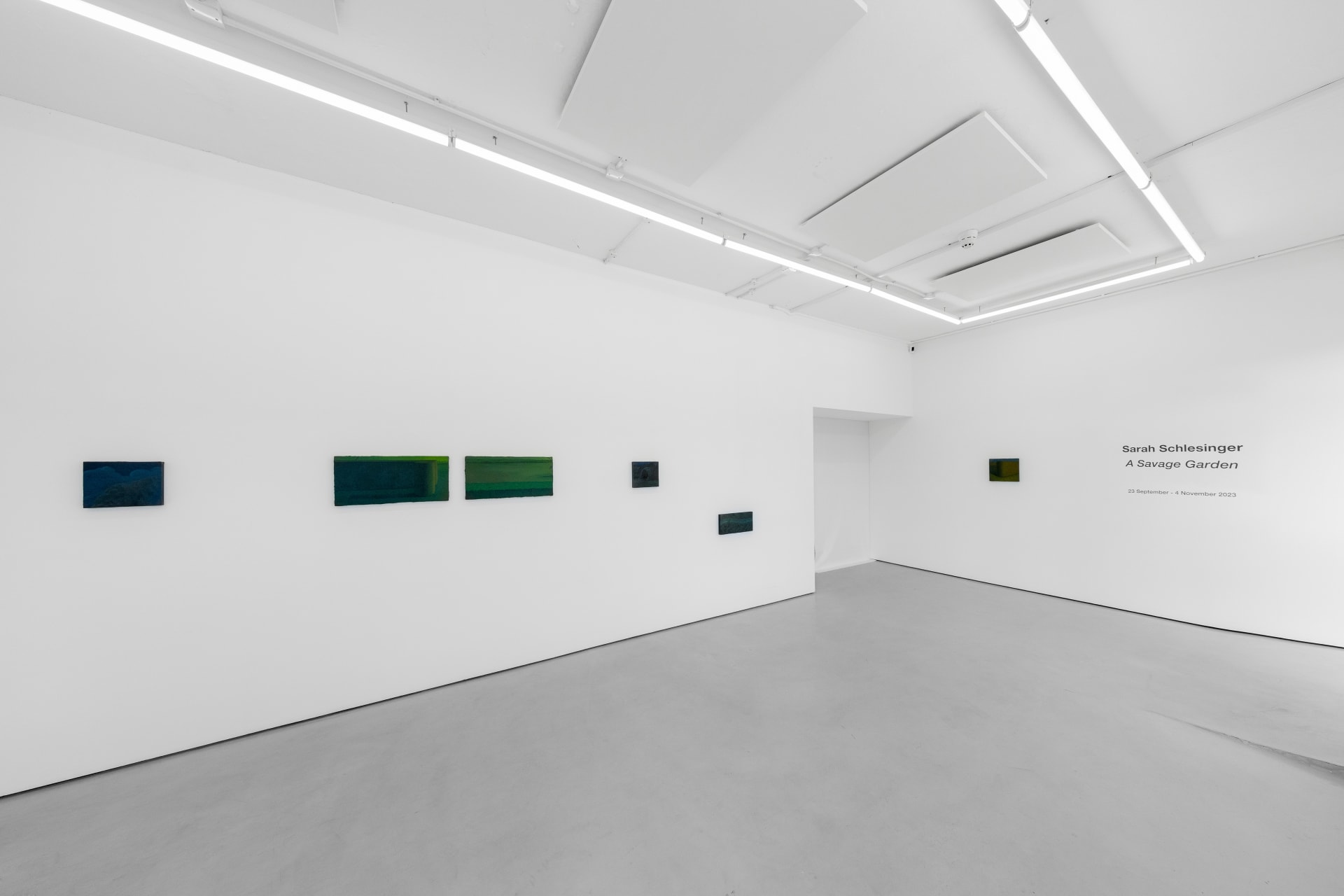 installation views of Sarah Schlesinger's exhibition at Workplace | Newcastle