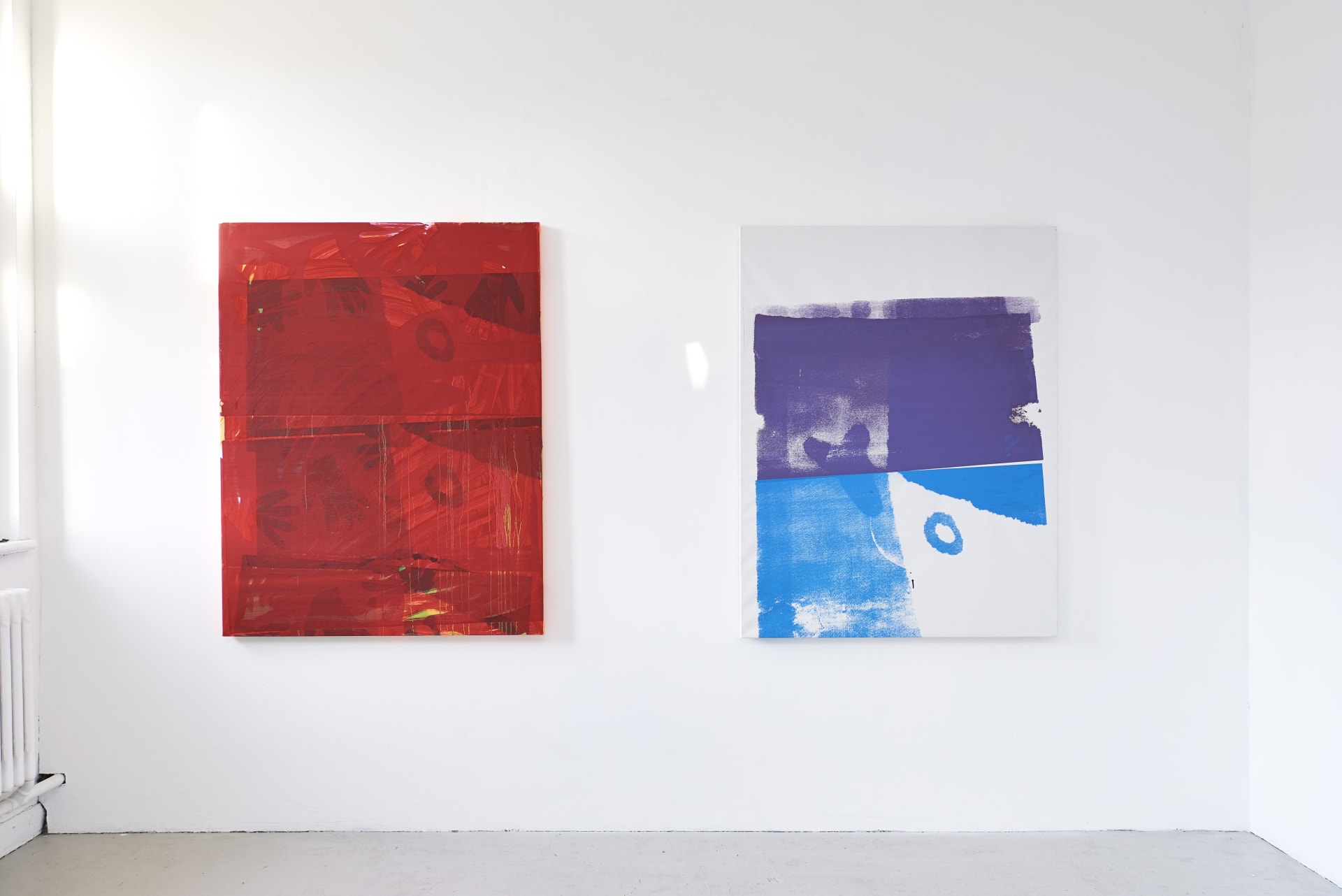 Installation photographs of Mike Pratt's exhibition at Workplace | London