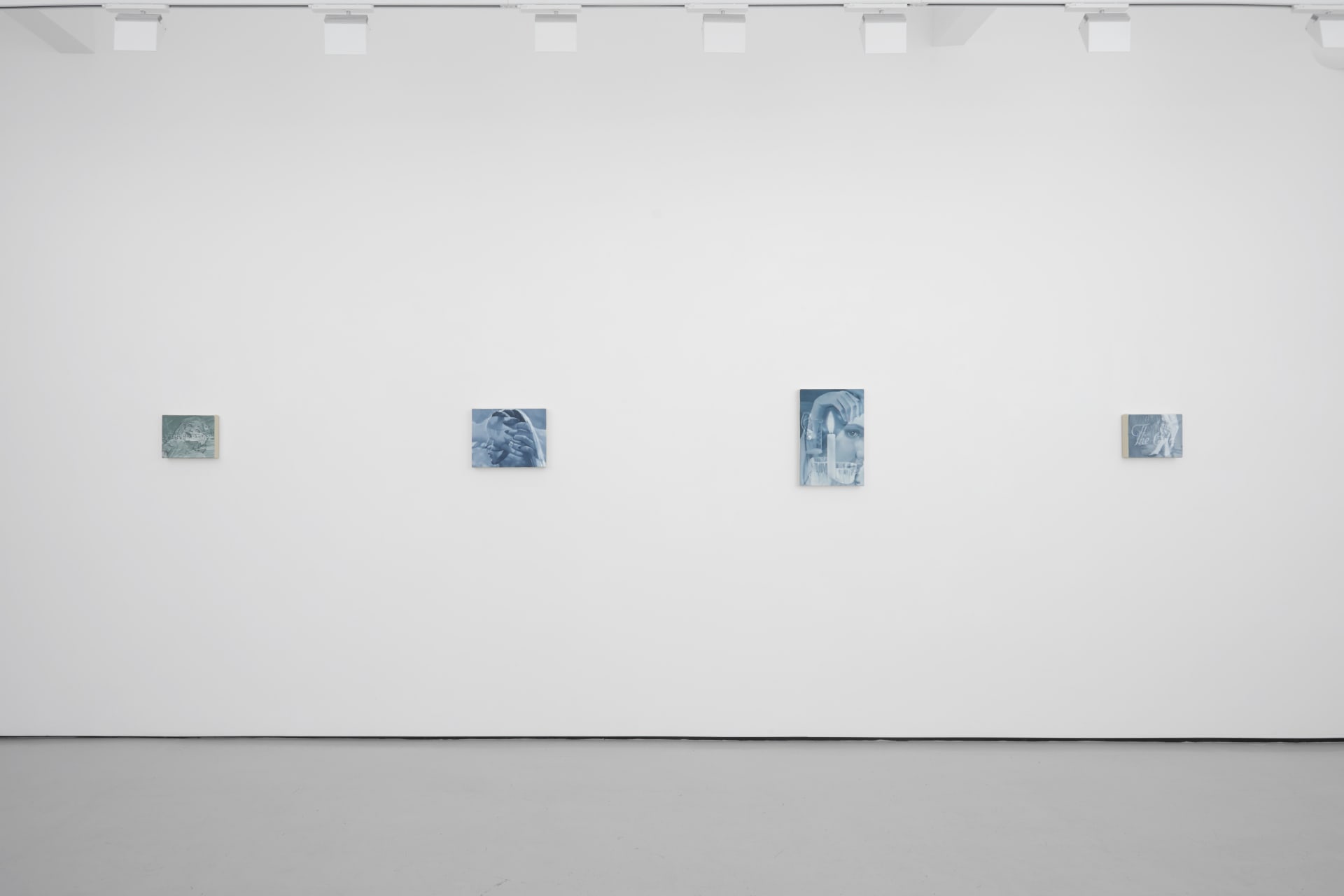installation views of Julia Maiuri's exhibition at Workplace in London