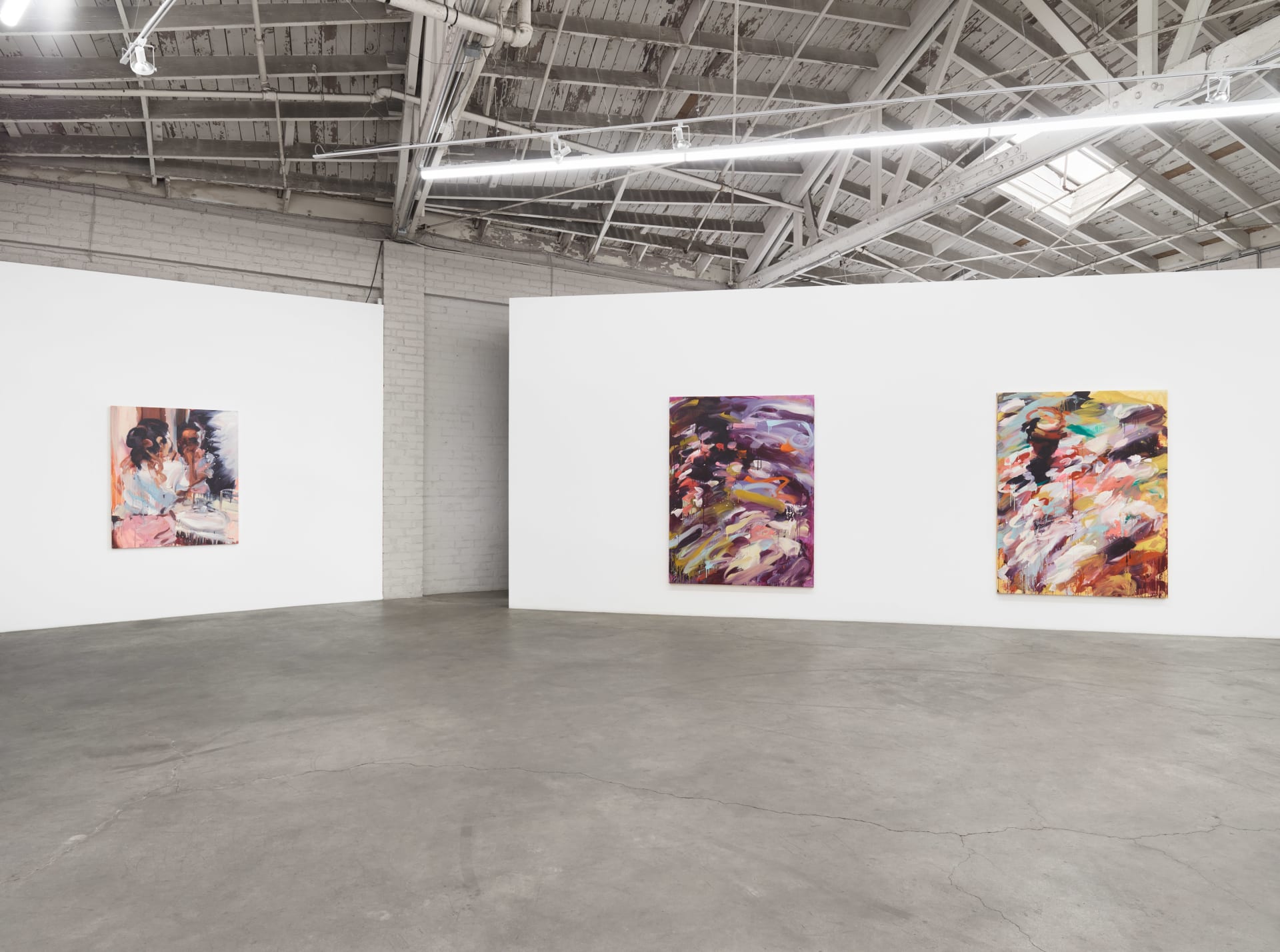 Installation images of Laura Lancaster's solo exhibition at Night Gallery, Los Angeles