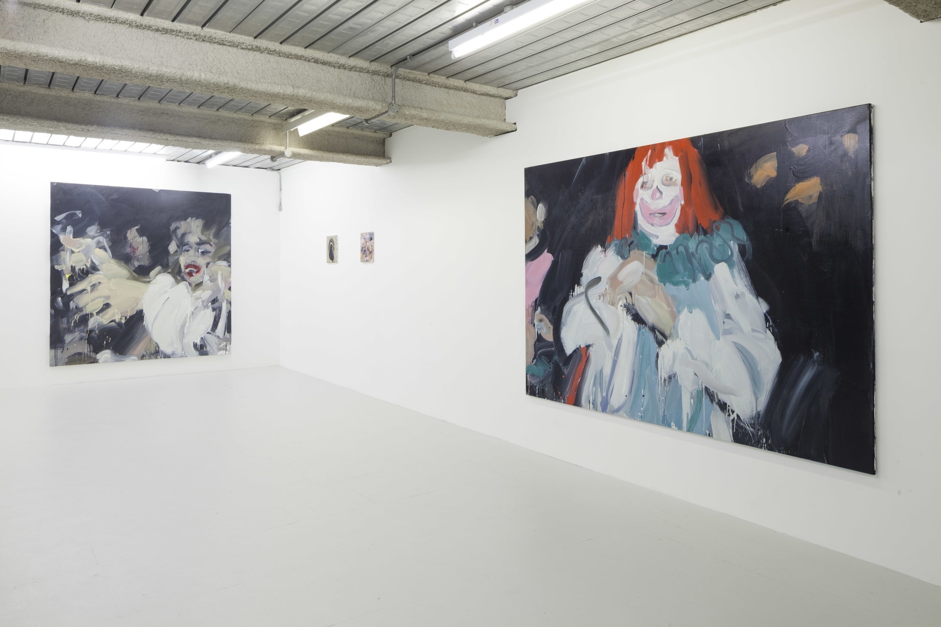 Installation shots of Laura Lancaster's exhibition at Workplace London