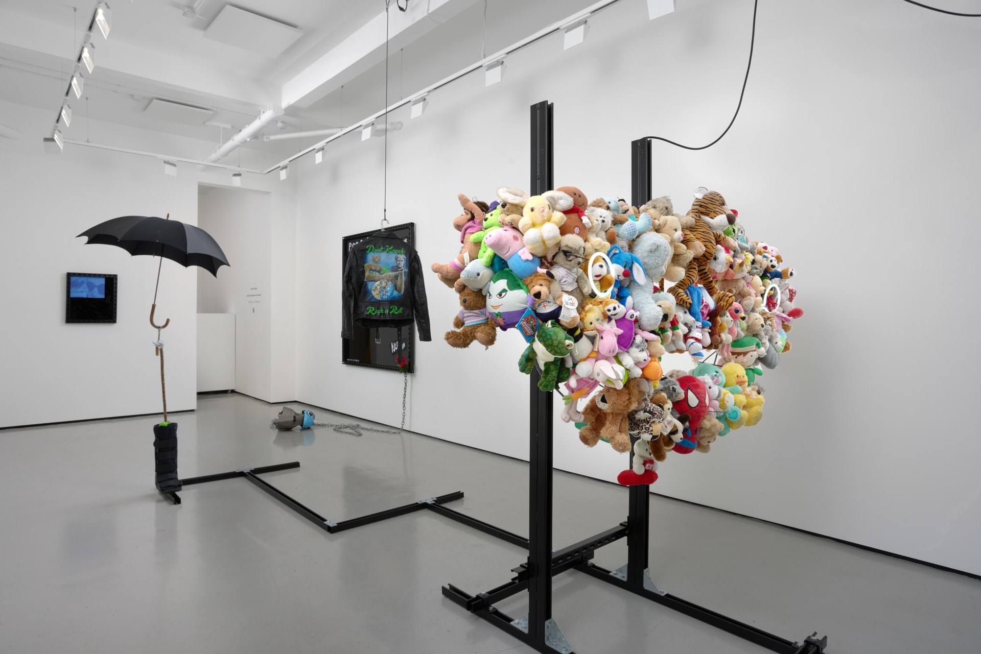 Installation views of Simeon Barclay's exhibition 'At Home, Everywhere and Nowhere'