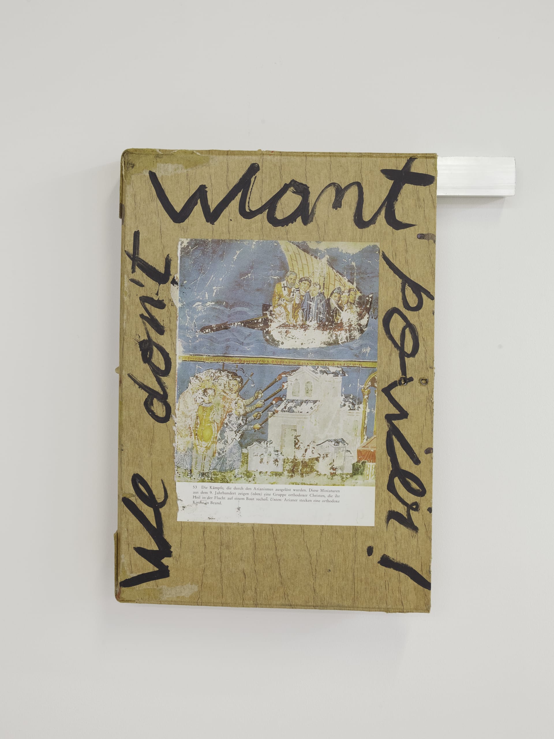 installation shots of Hugo Canoilas' exhibition at Workplace London