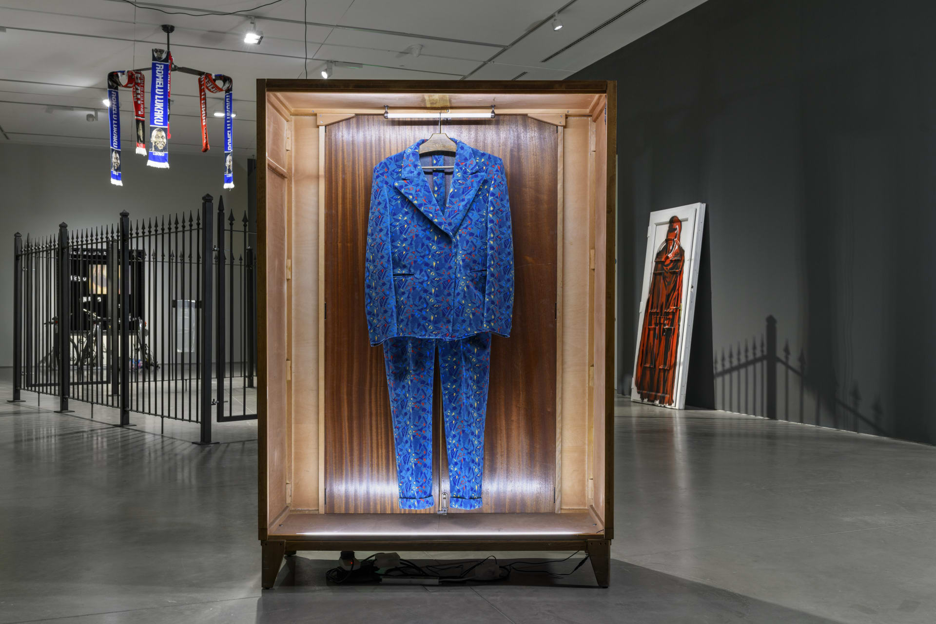 Installation view of Simeon Barlclay's exhibition Farewell Sweet Innocence at John Hansard Gallery Southampton 