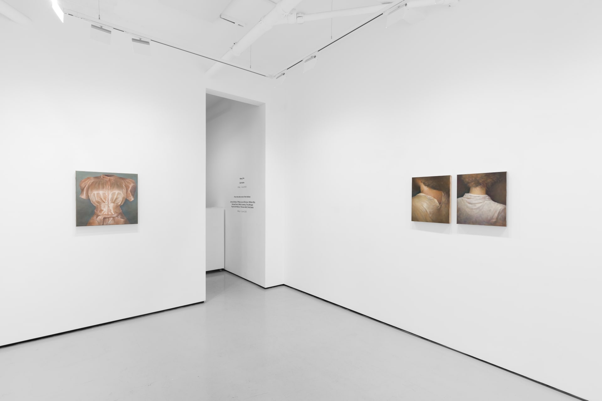 Installation views of Wang Pei's exhibition 'Sertraline' at Workplace London