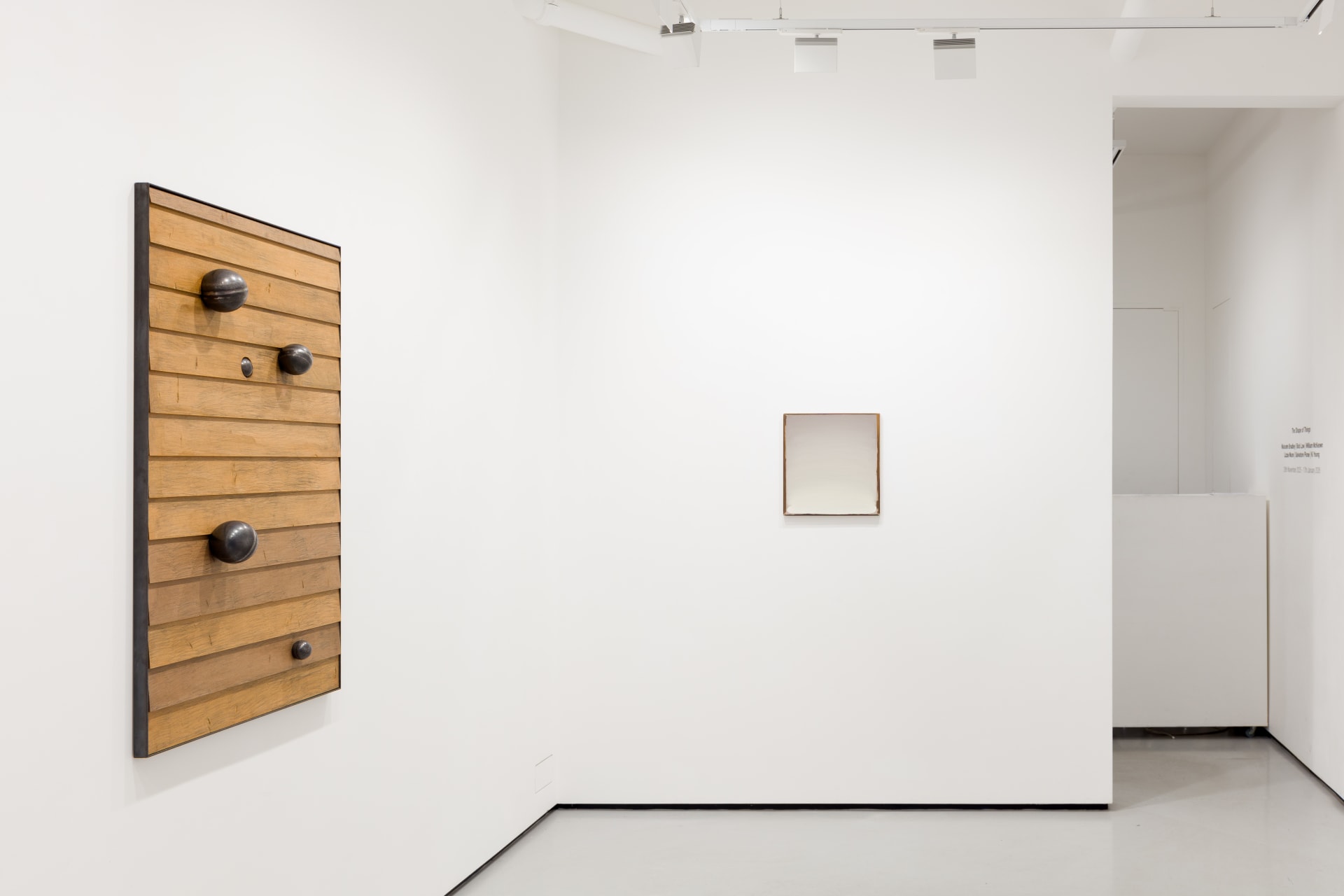 Installation views of The Shape of Things - a group exhibition at Workplace | London