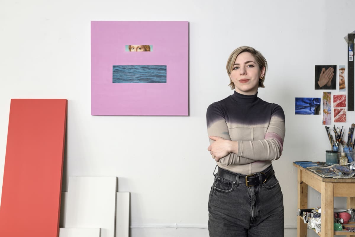 Meredith Sellers in her studio