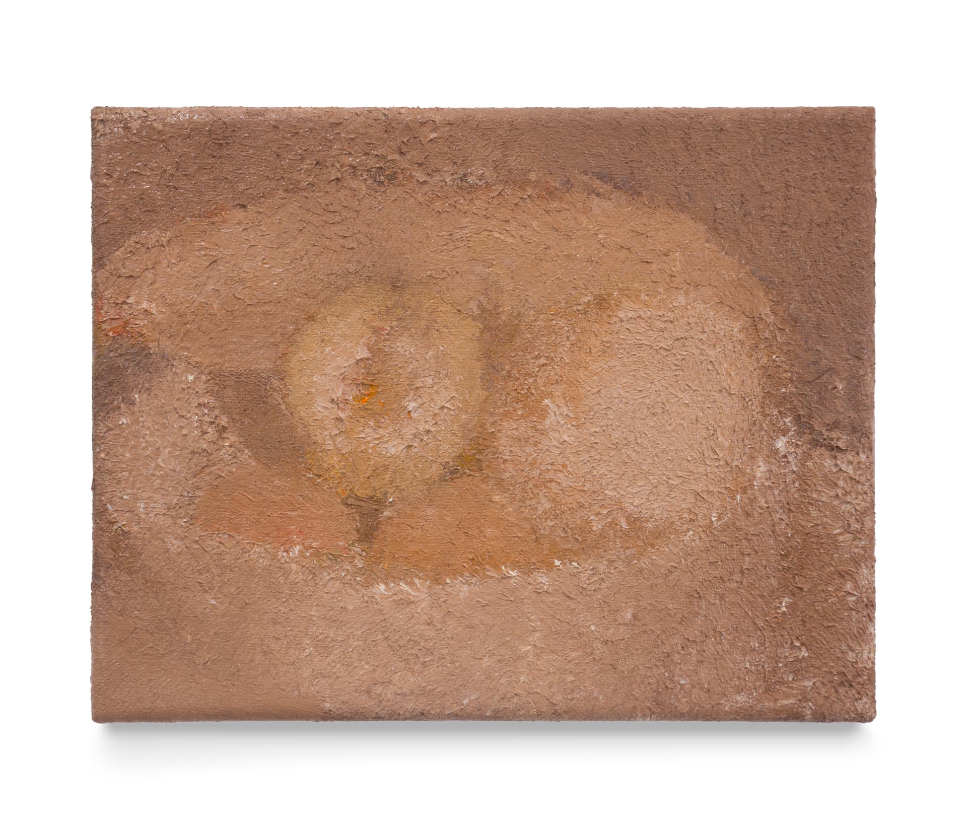 A blurred impasto painting of a bowl of fruit by Marta Ravasi