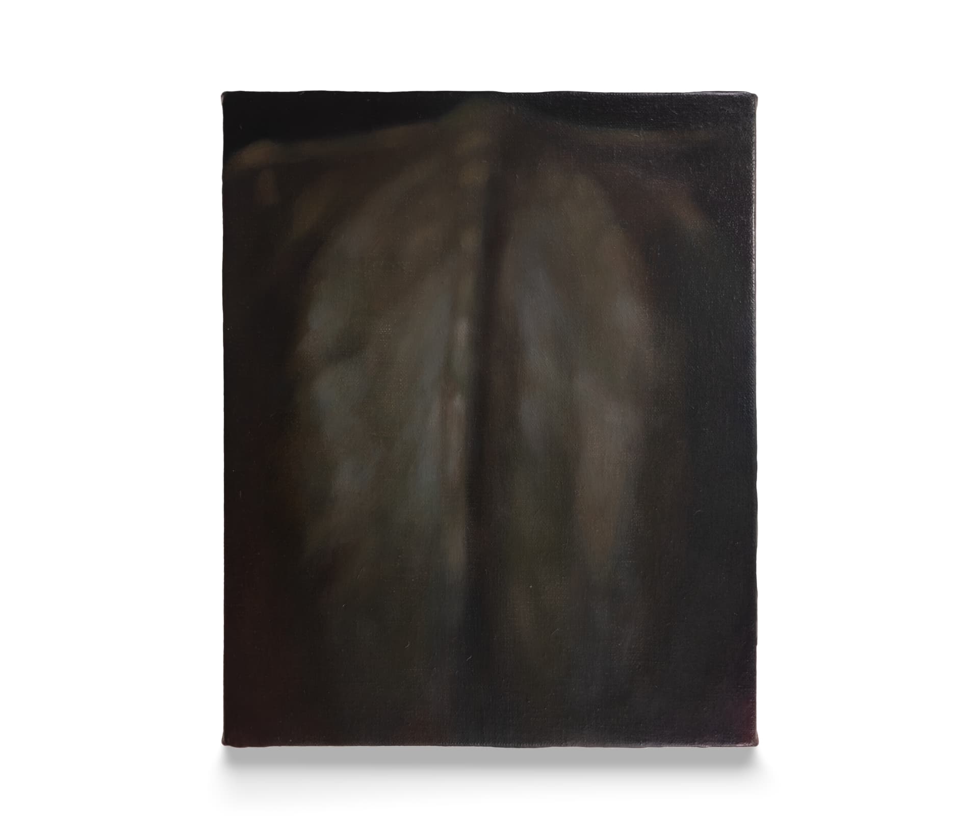 a painting of a back by Pei Wang