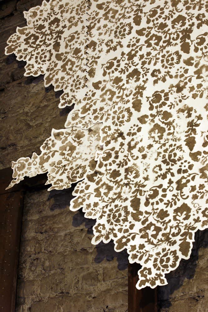 Catherine Bertola, Layer/s, lost without trace (detail), 2009