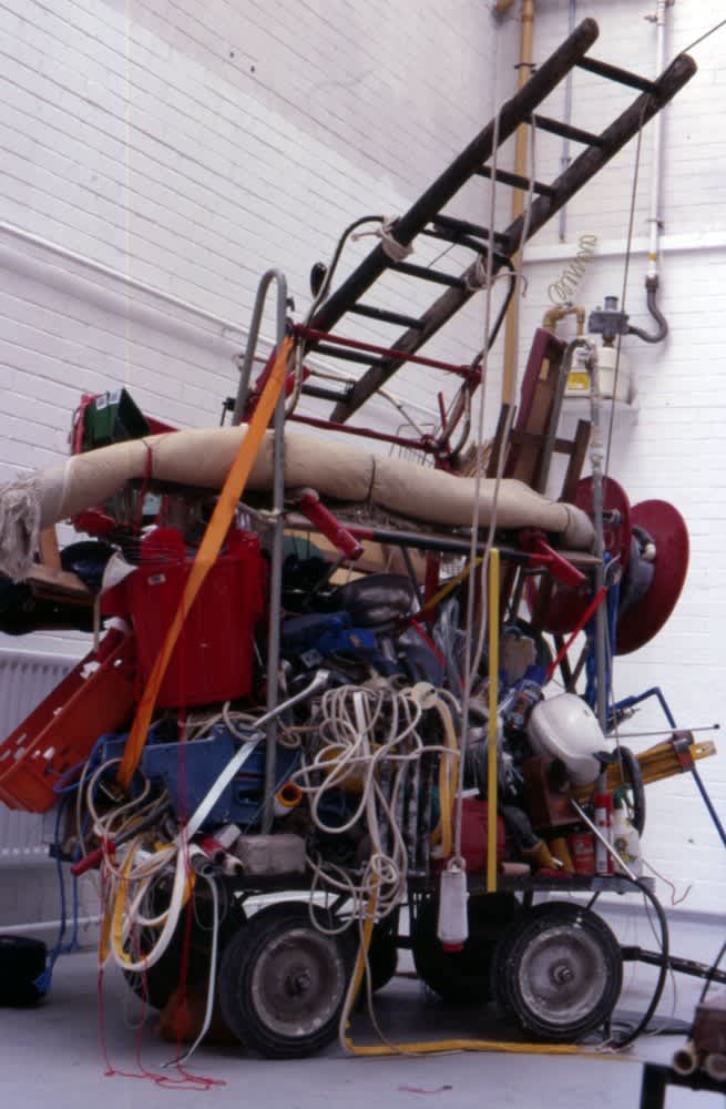 Darren Banks, Found Trolley Supporting Approximately 175 Found Objects, 2002