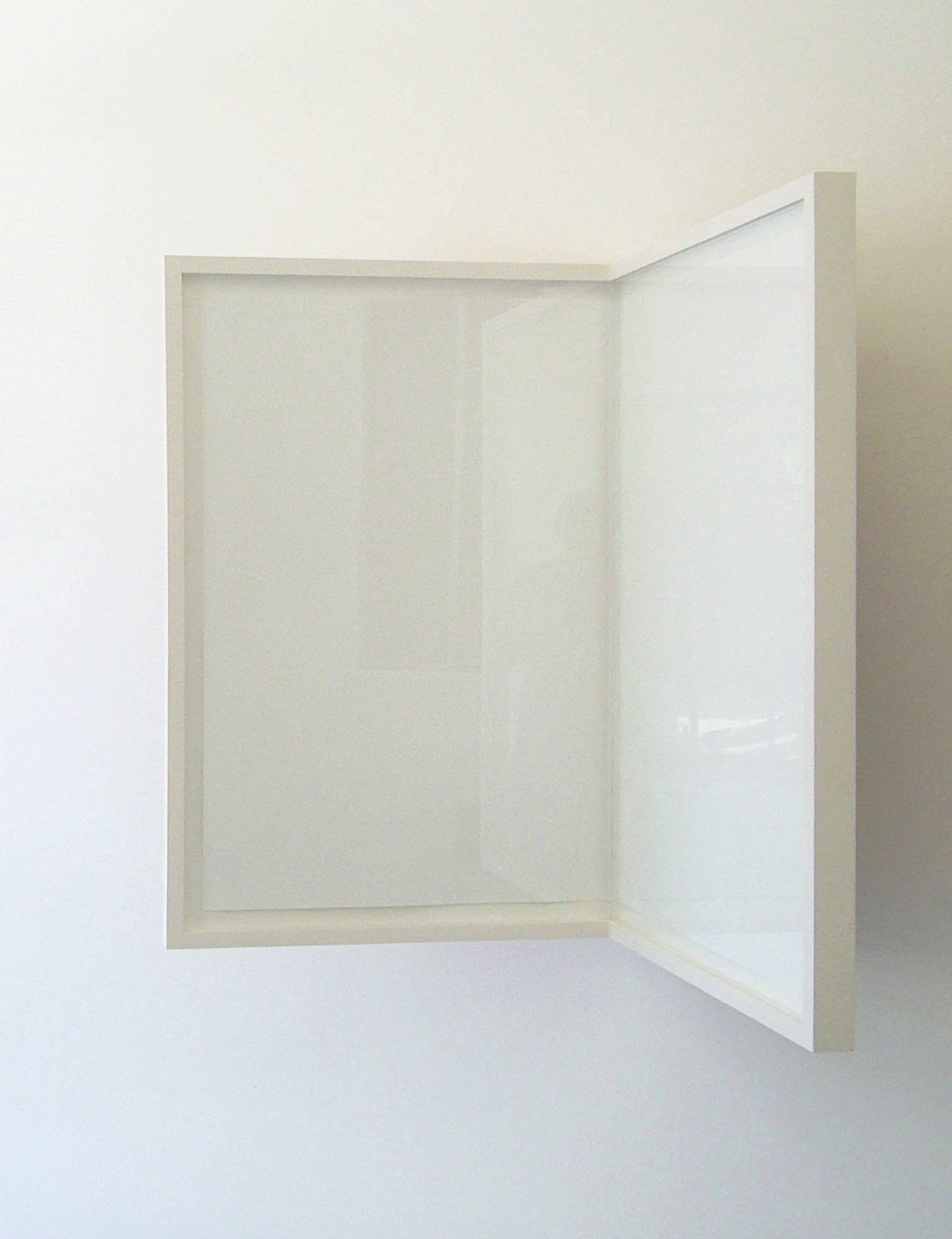 Richard Rigg, Sheet of Paper / Folded / Framed, 2008