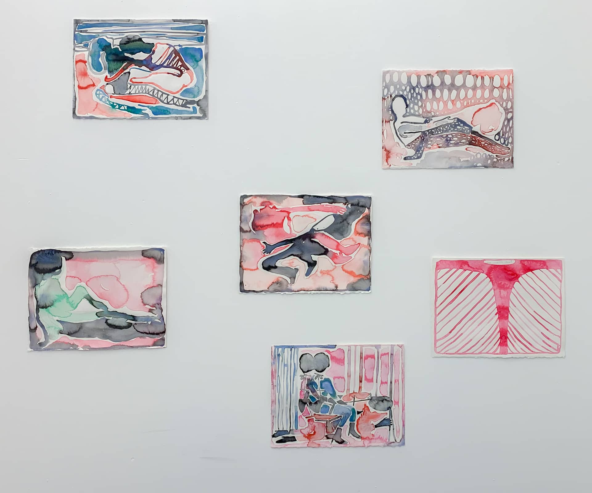 Susie Green, Various watercolours, 2019