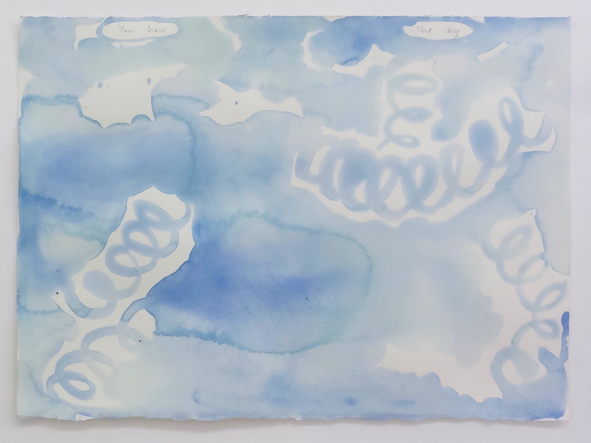 Susie Green, Your hair, the sky, 2017