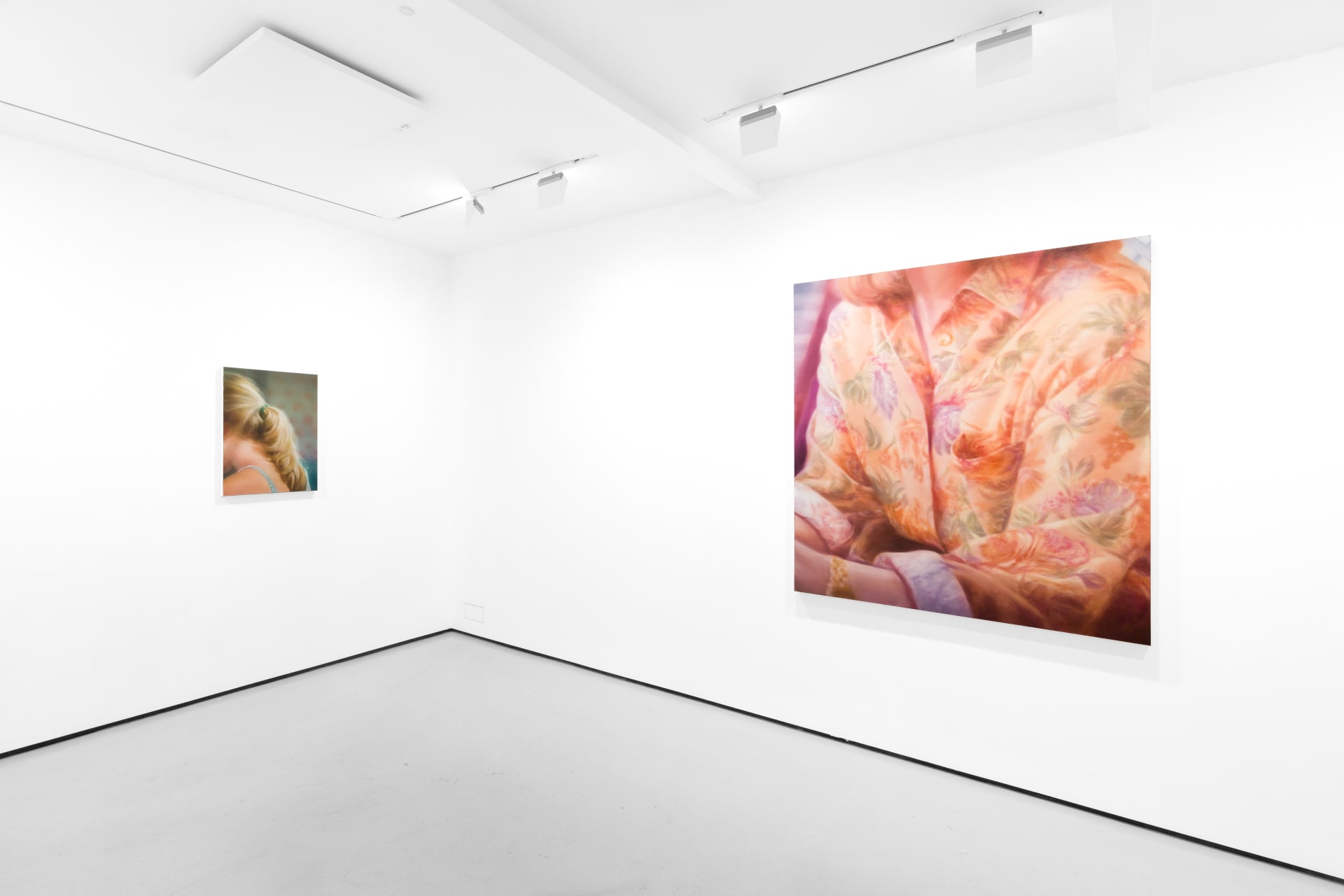 Installation views of Rachel Lancaster's exhibition 'Notes Lie Long' at Workplace in London